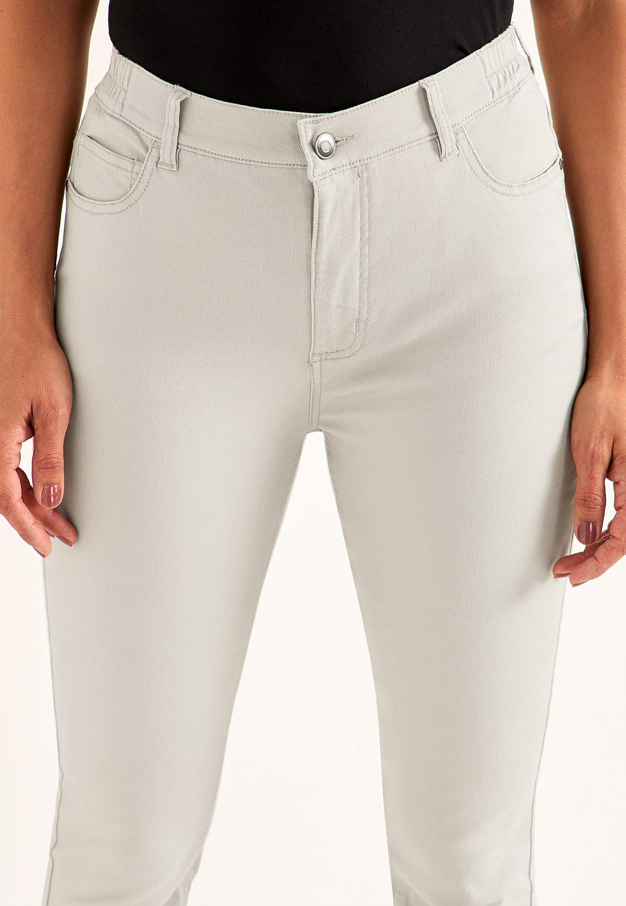 Jeans med resårmidja