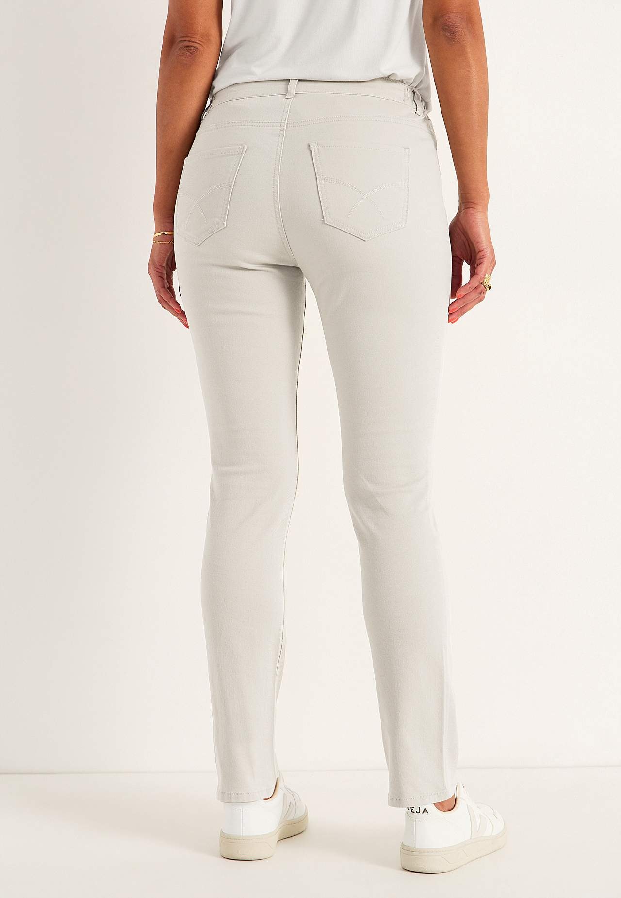 Jeans med resårmidja