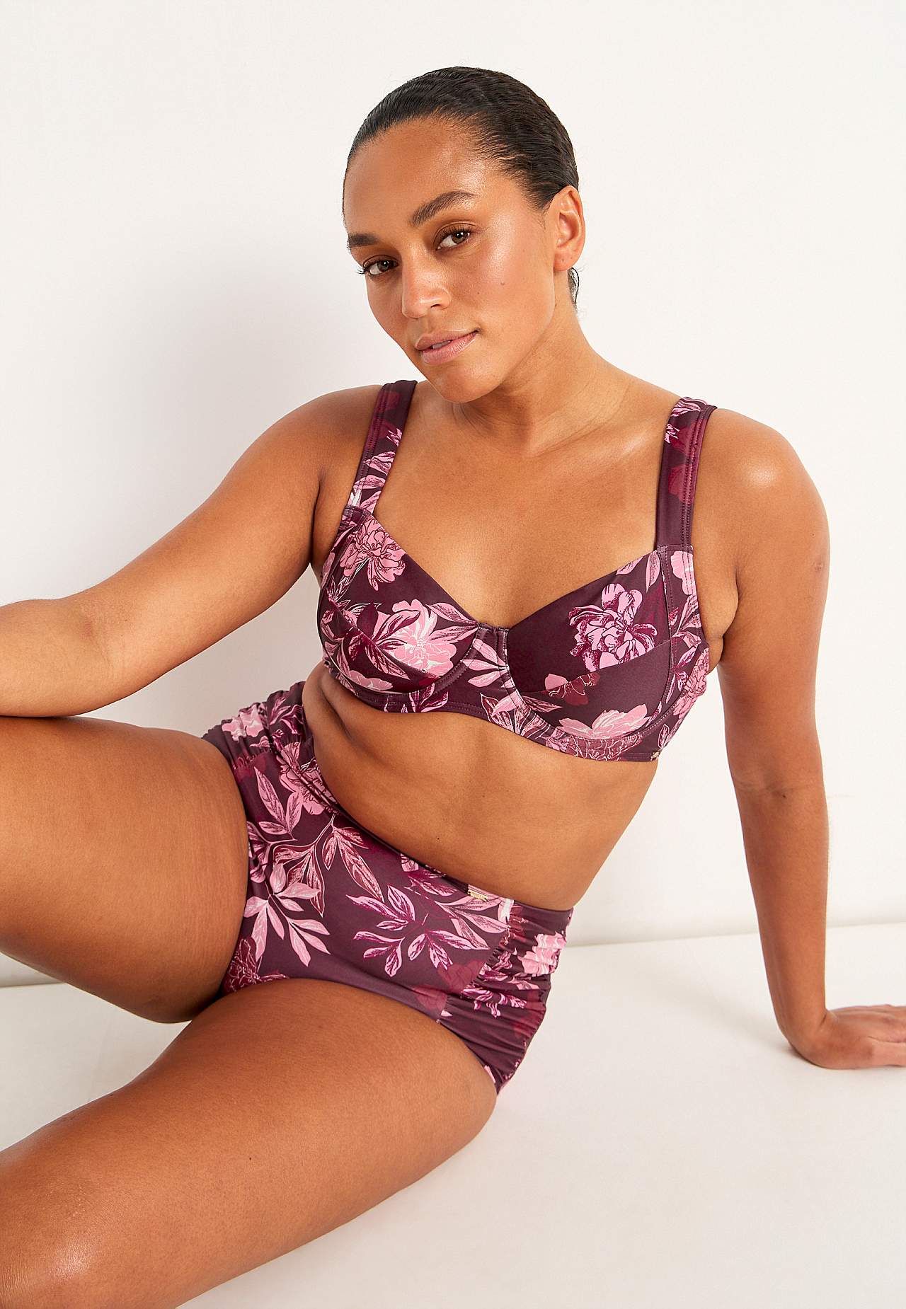 Mönstrad bikini-bh