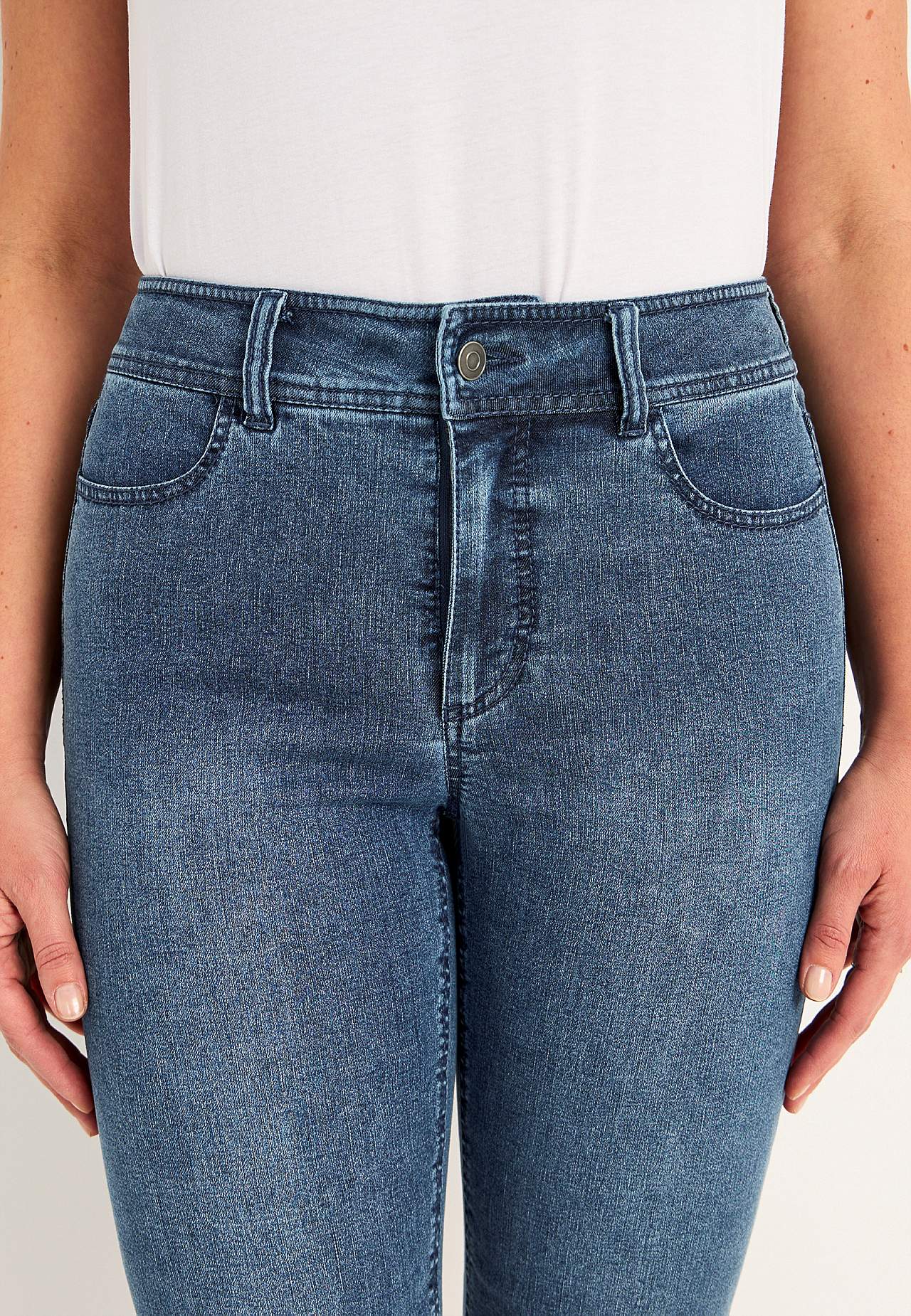 Superstretchiga caprijeans