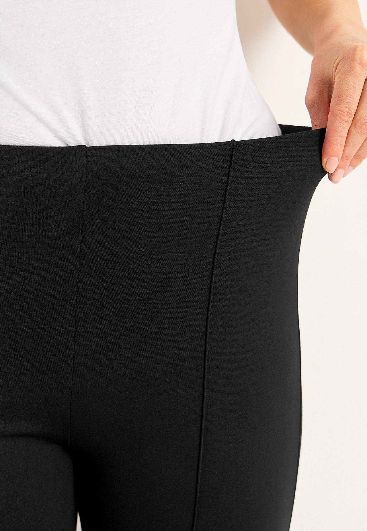 Caprileggings i trikå