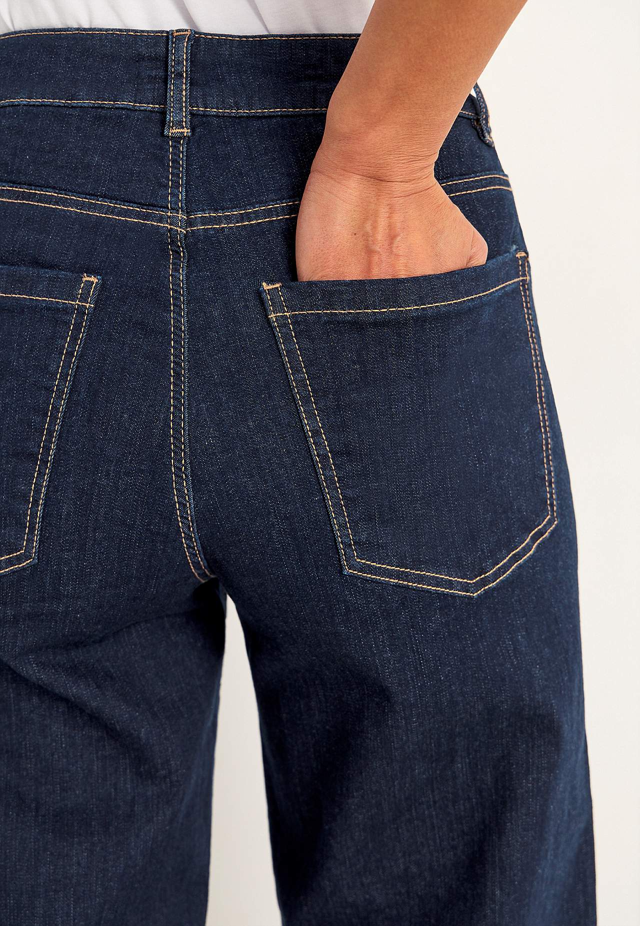 Vida, långa jeans med hög midja