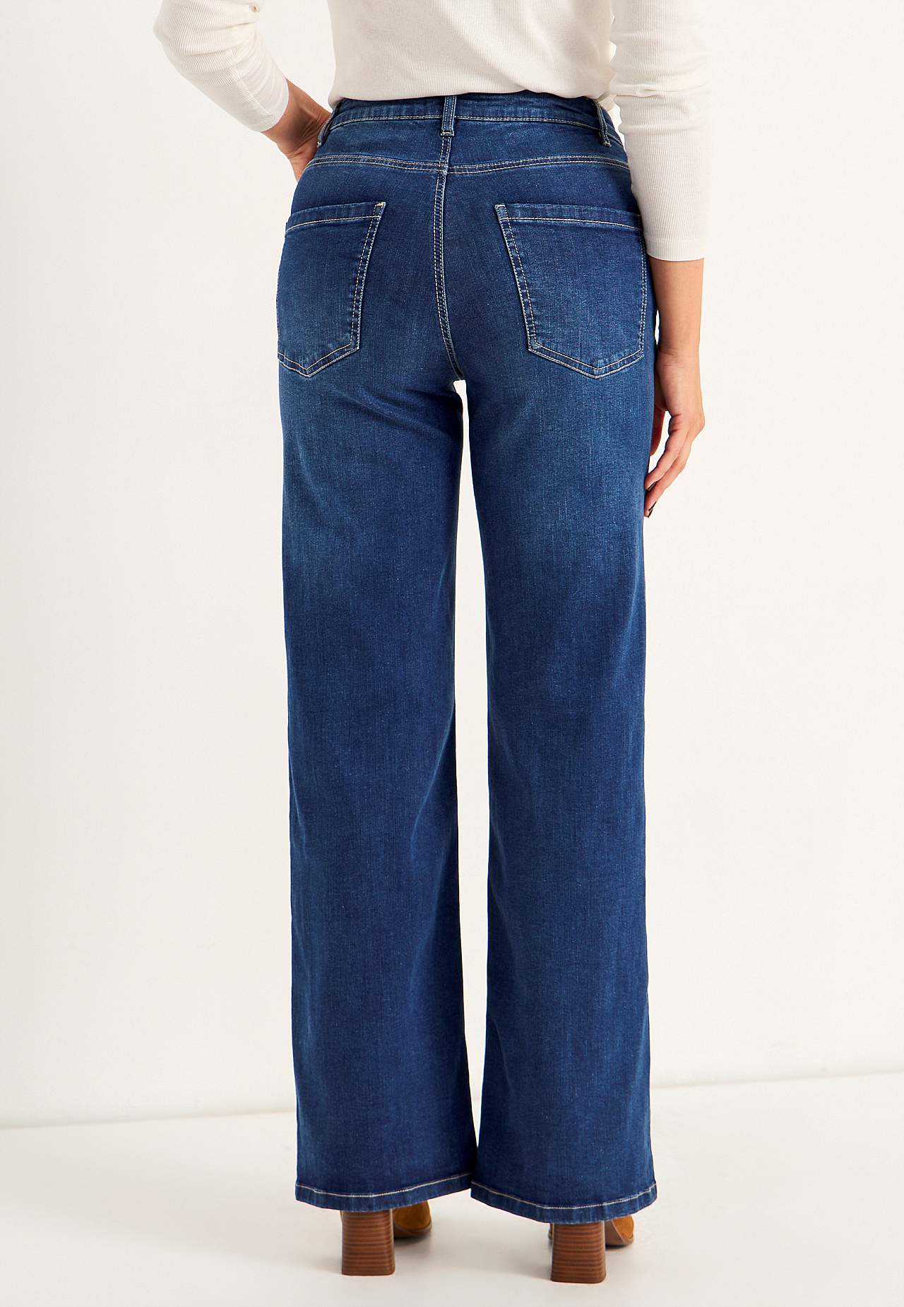 Vida, långa jeans med hög midja Renata