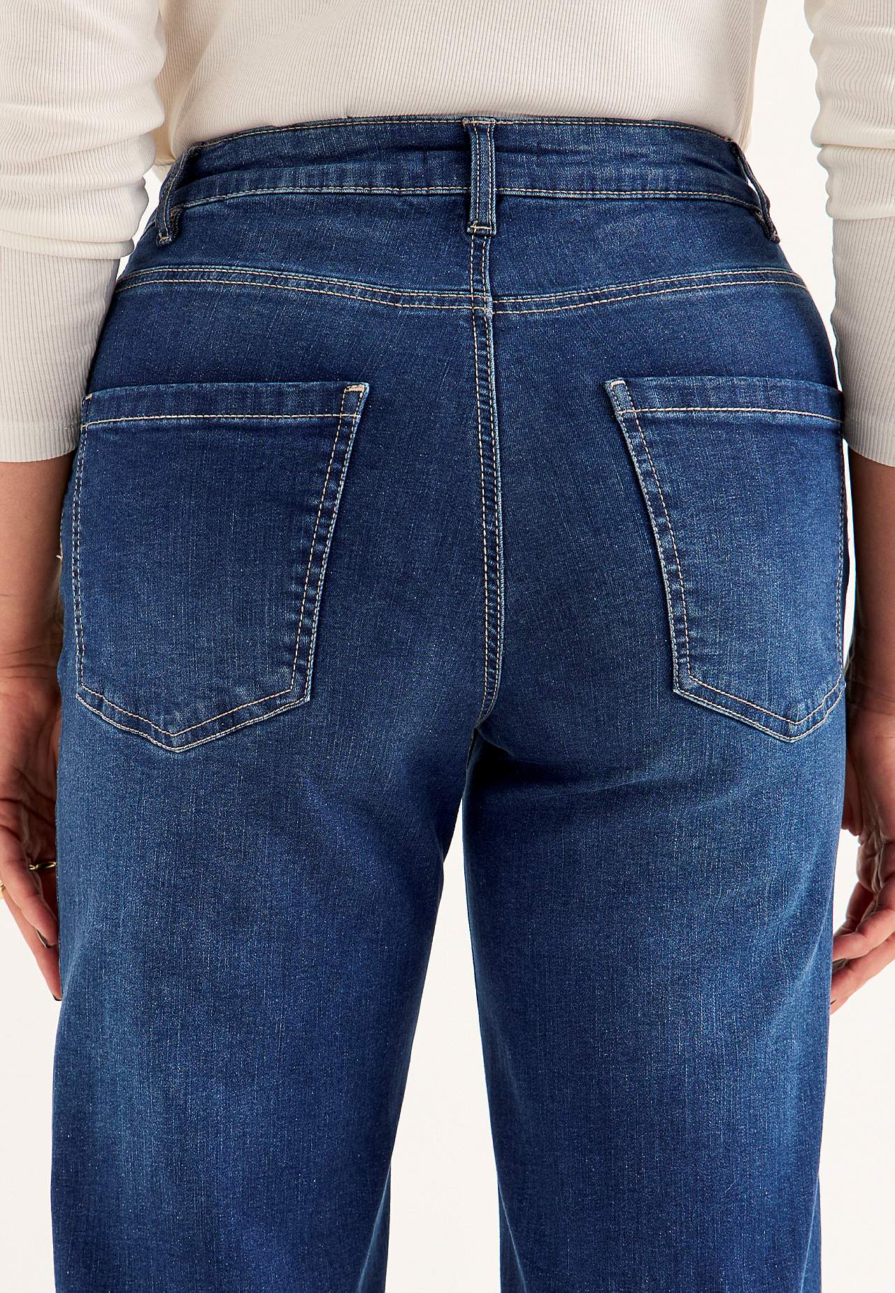 Vida, långa jeans med hög midja Renata