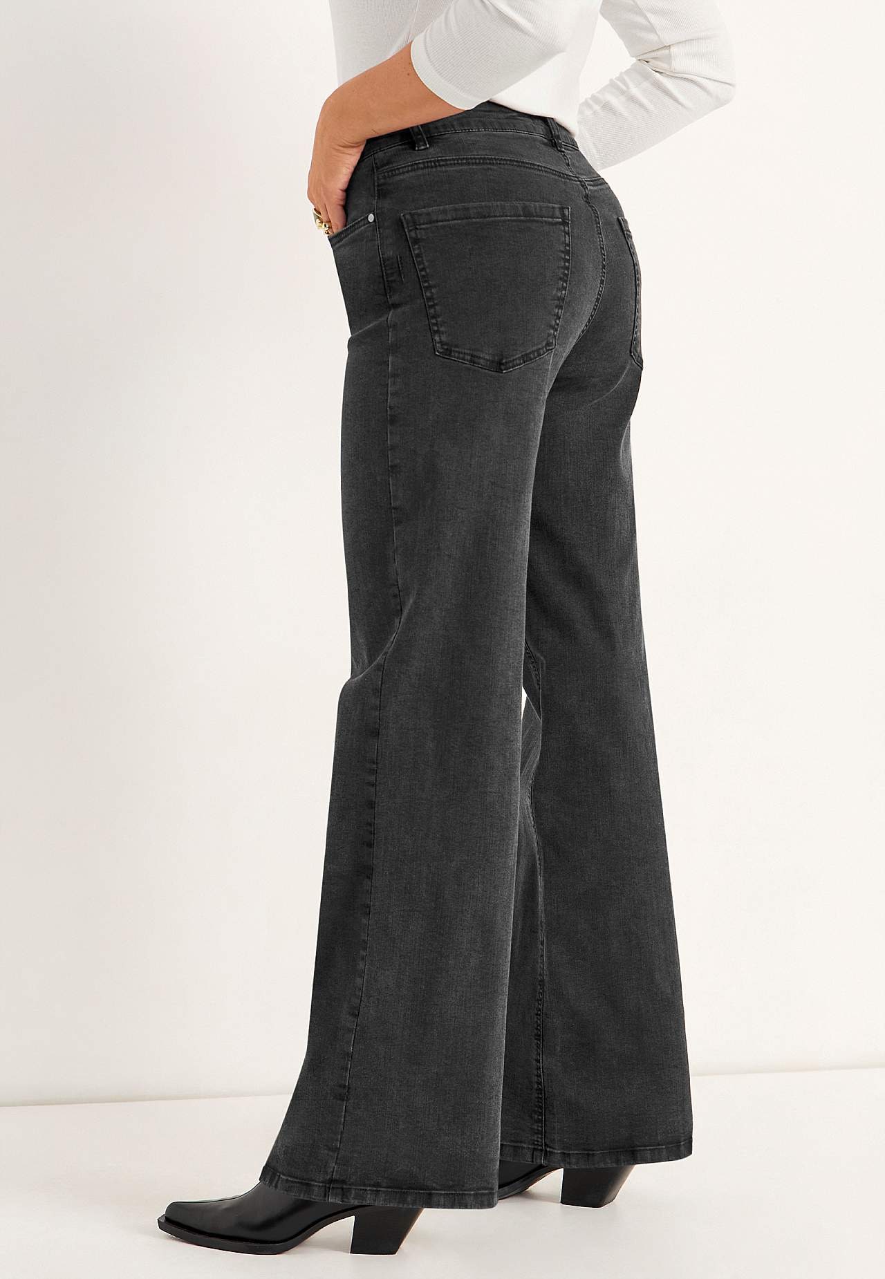 Vida, långa jeans med hög midja Renata