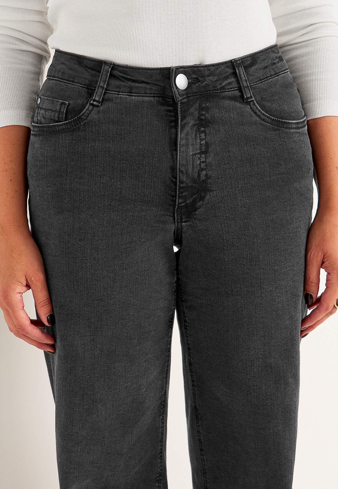 Vida, långa jeans med hög midja Renata