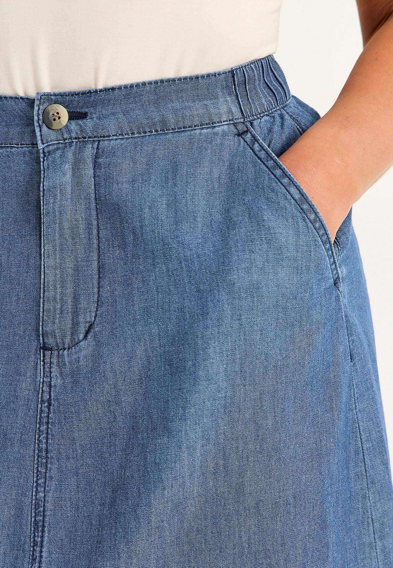 Jeanskjol med fickor