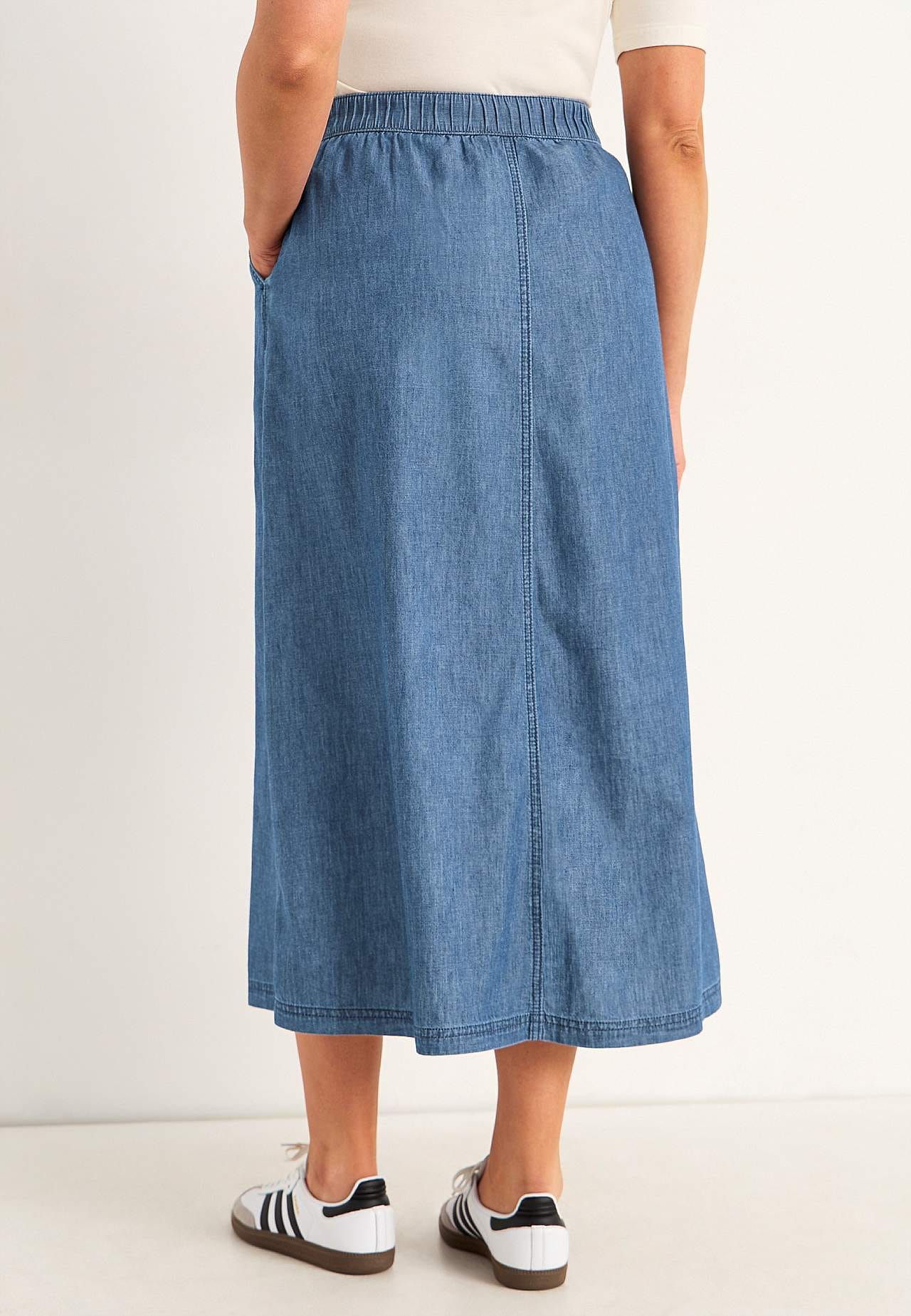 Jeanskjol med fickor