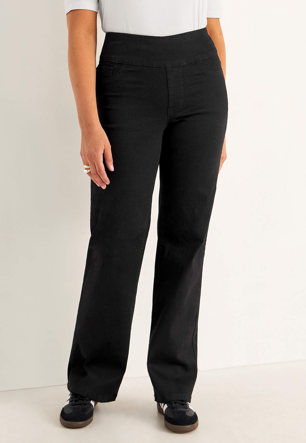 Jeans med hög resårmidja Elisa