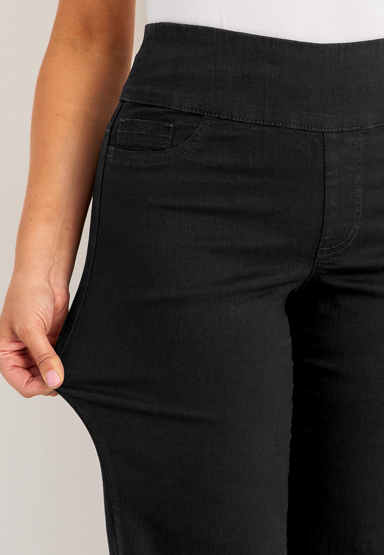 Jeans med hög resårmidja Elisa