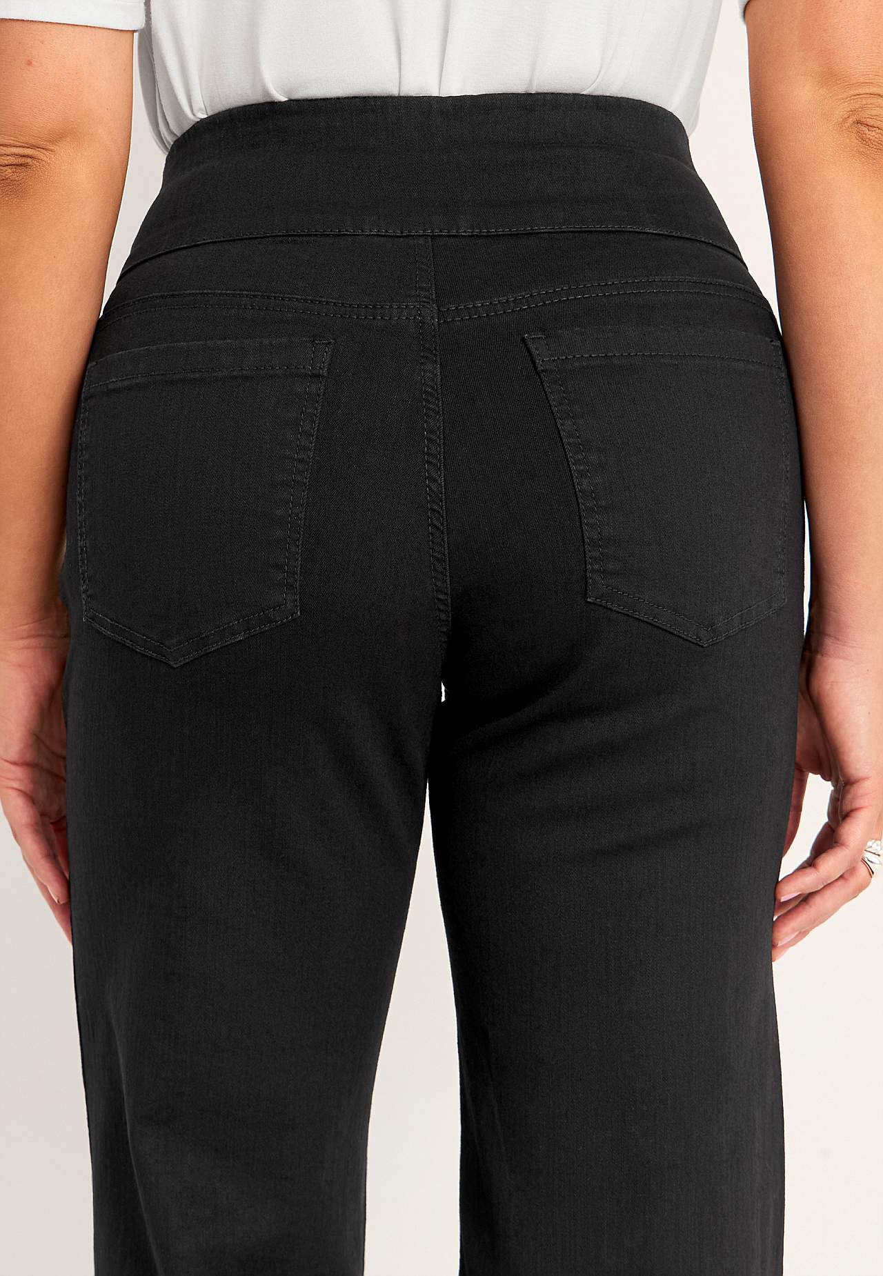 Jeans med hög resårmidja Elisa