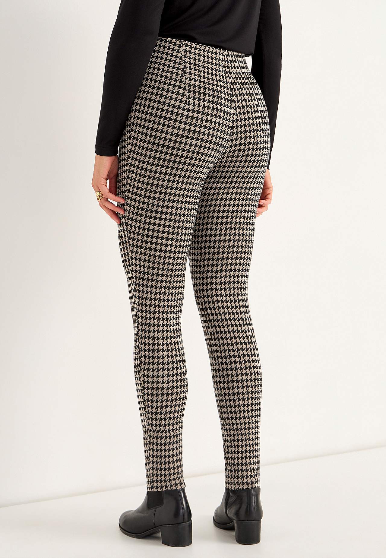 Jacquardmönstrade leggings