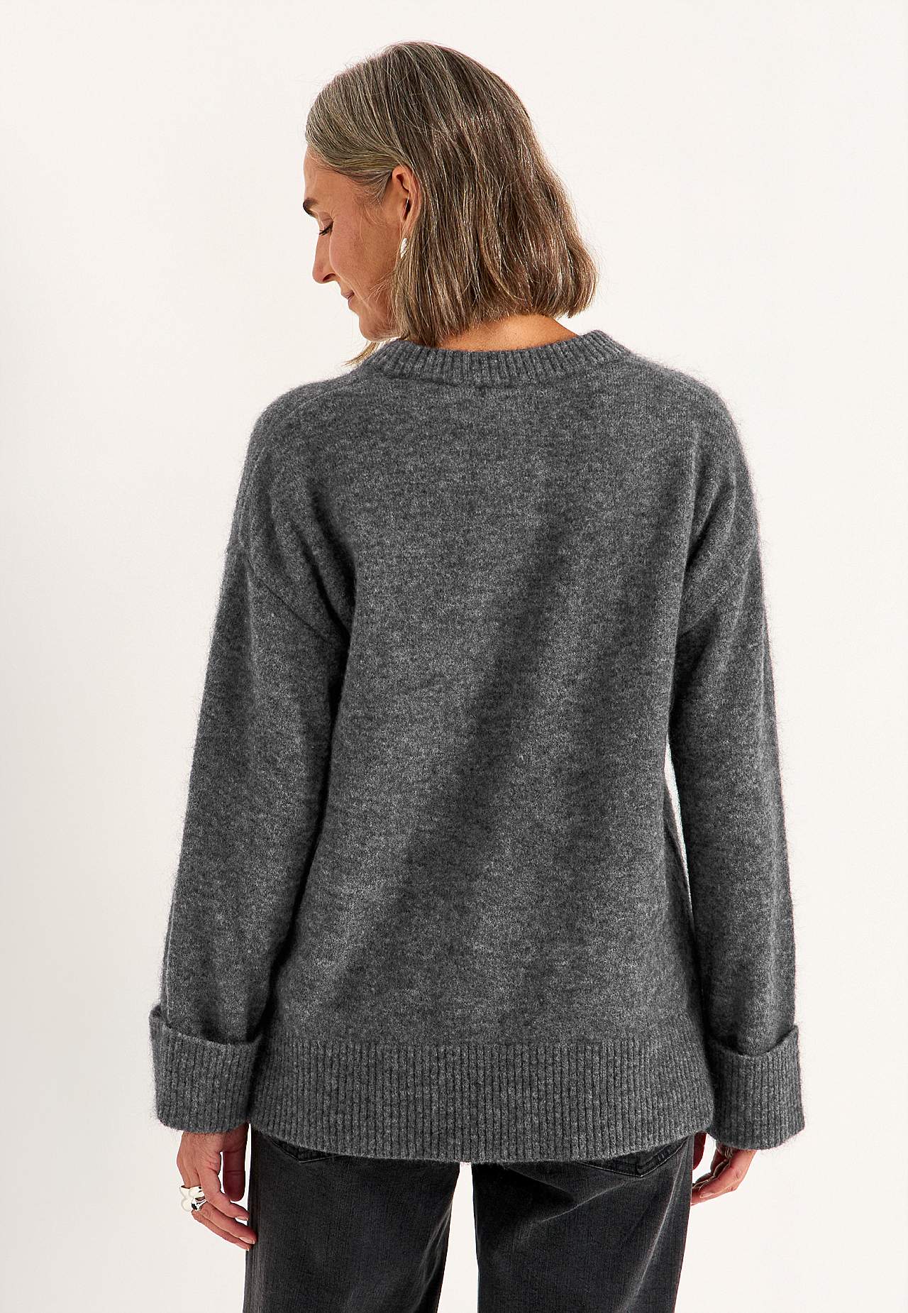 Tröja Premium i mohair- och ullblandning