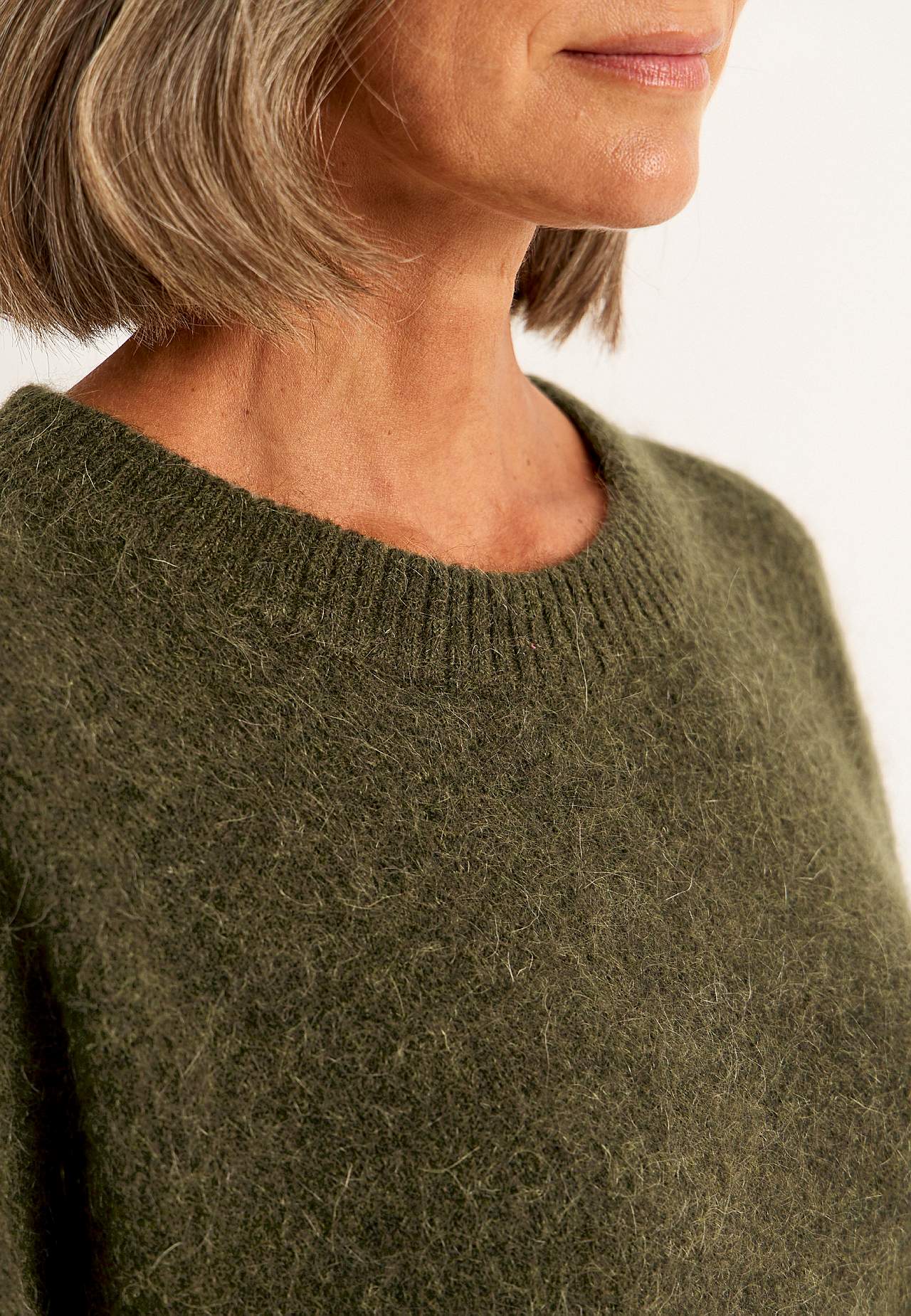 Tröja Premium i mohair- och ullblandning