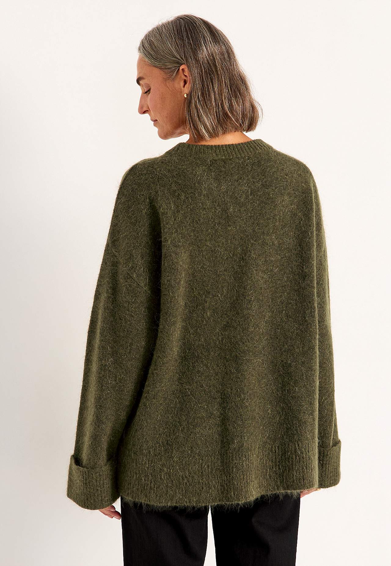 Tröja Premium i mohair- och ullblandning