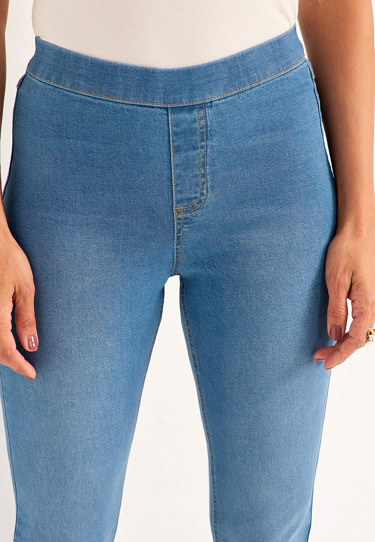 Stretchiga, smala jeggings
