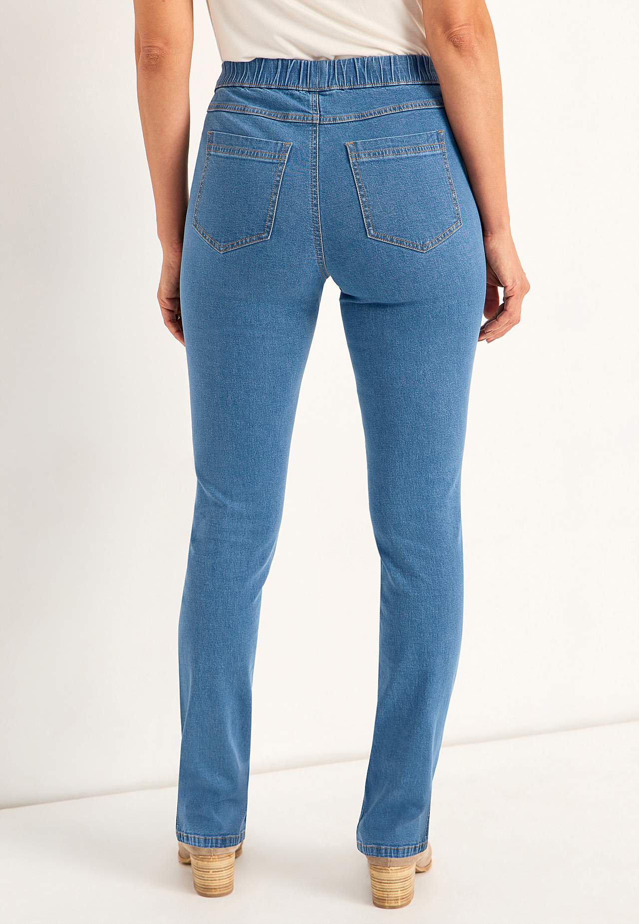 Stretchiga, smala jeggings