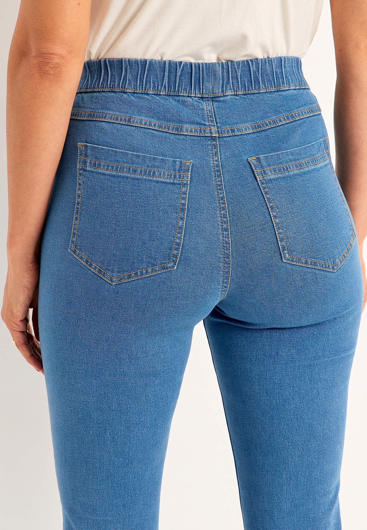 Stretchiga, smala jeggings