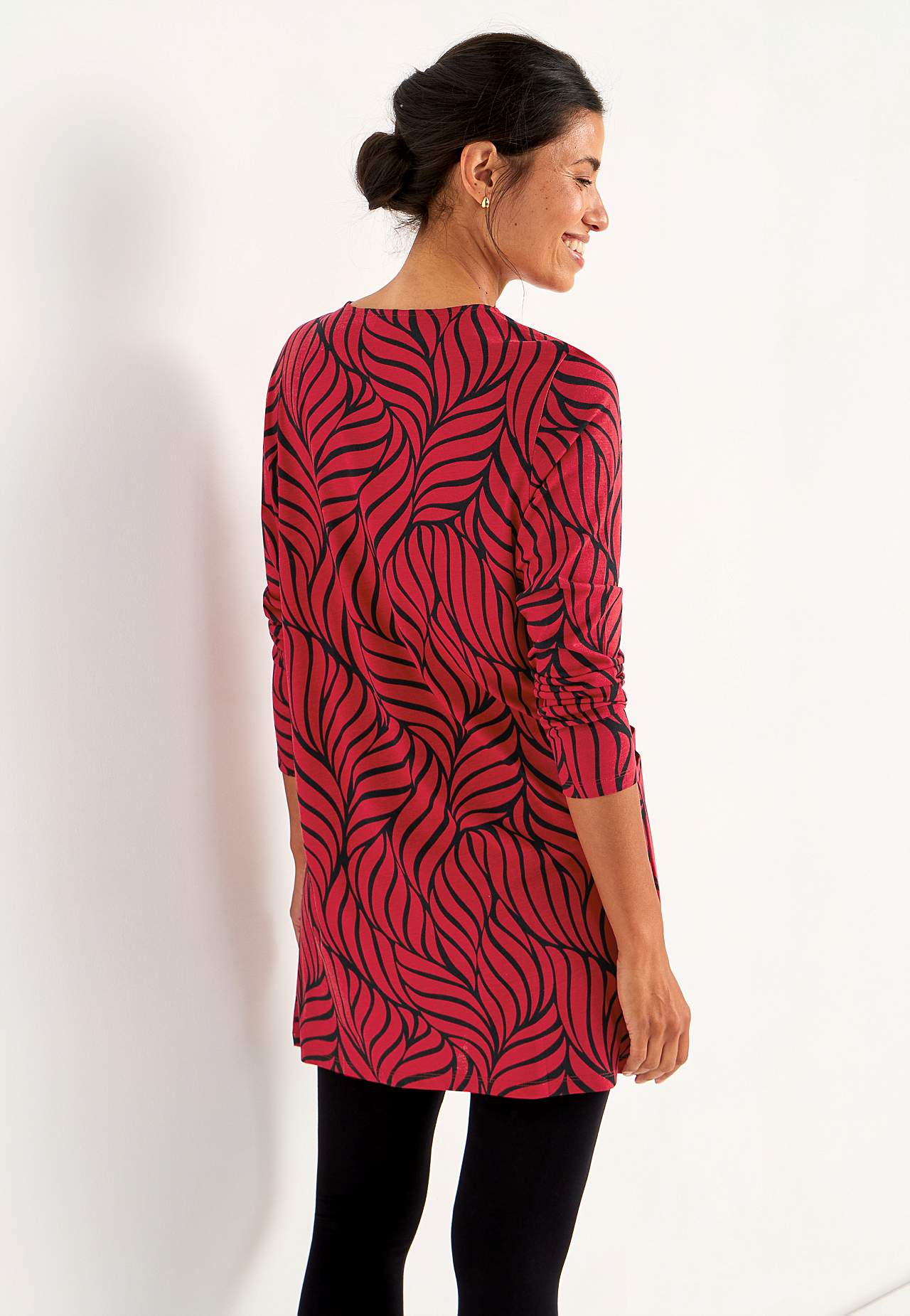 Trikåtunika med fickor