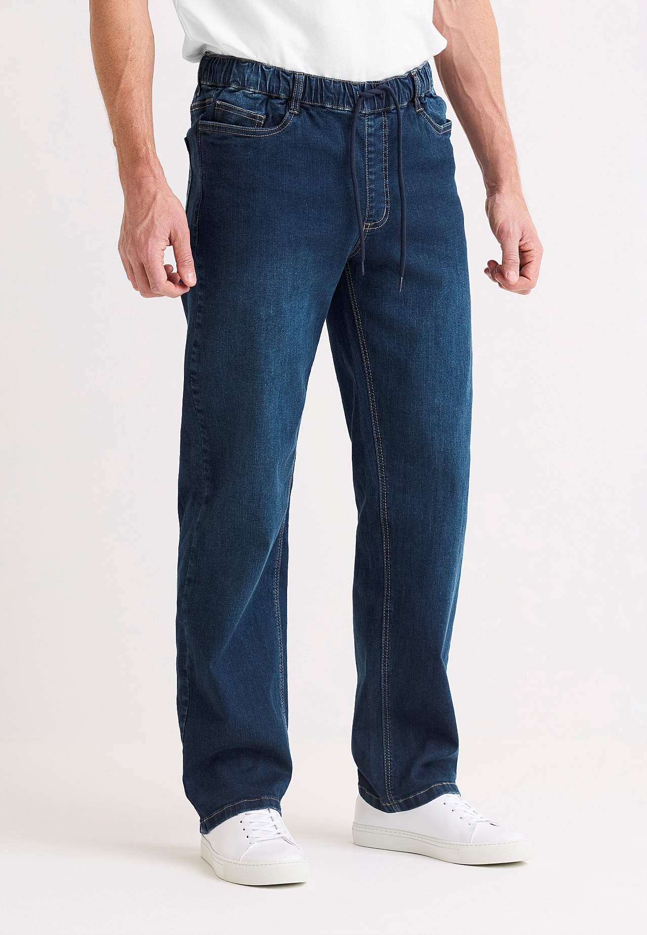 Stretchiga joggerjeans