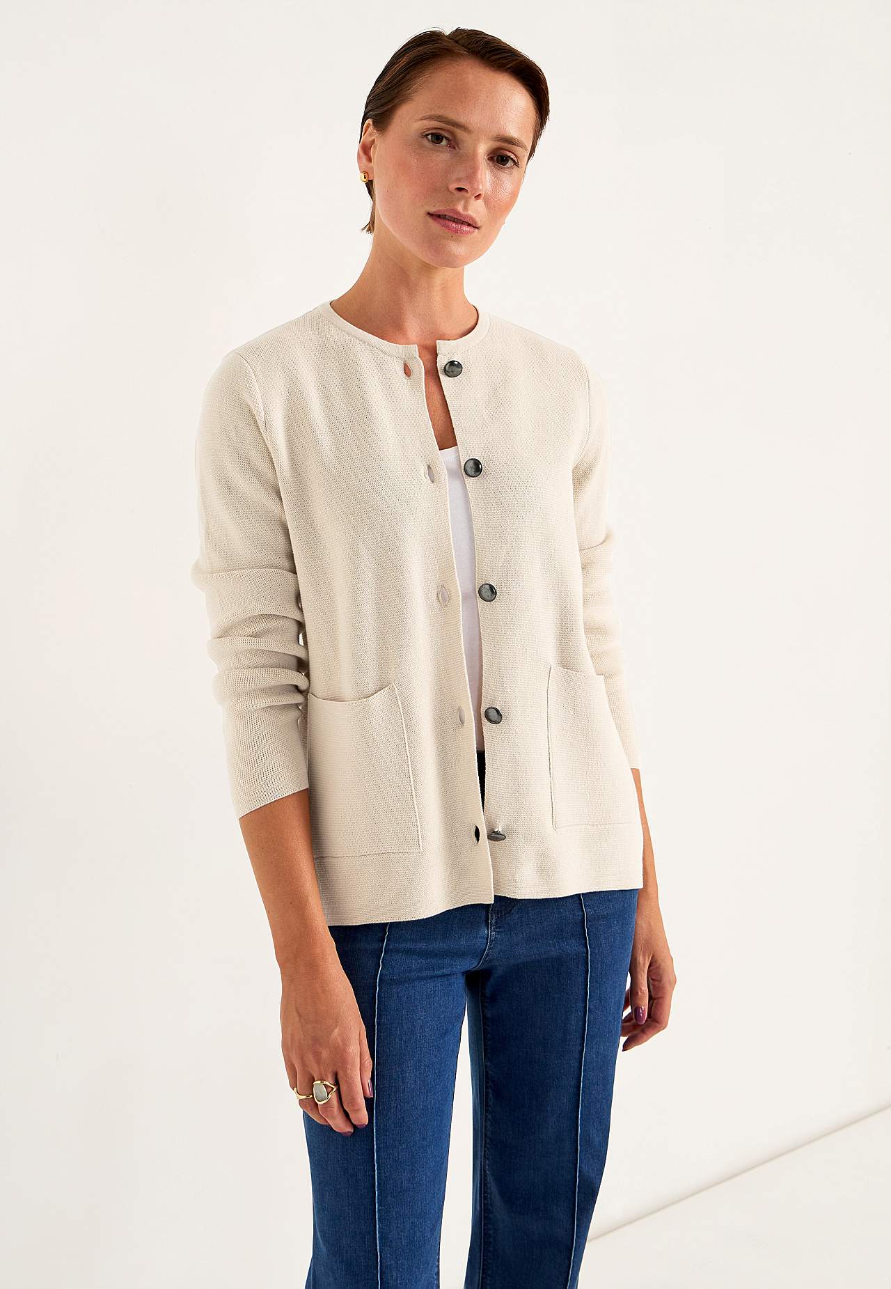 Cardigan med knappar