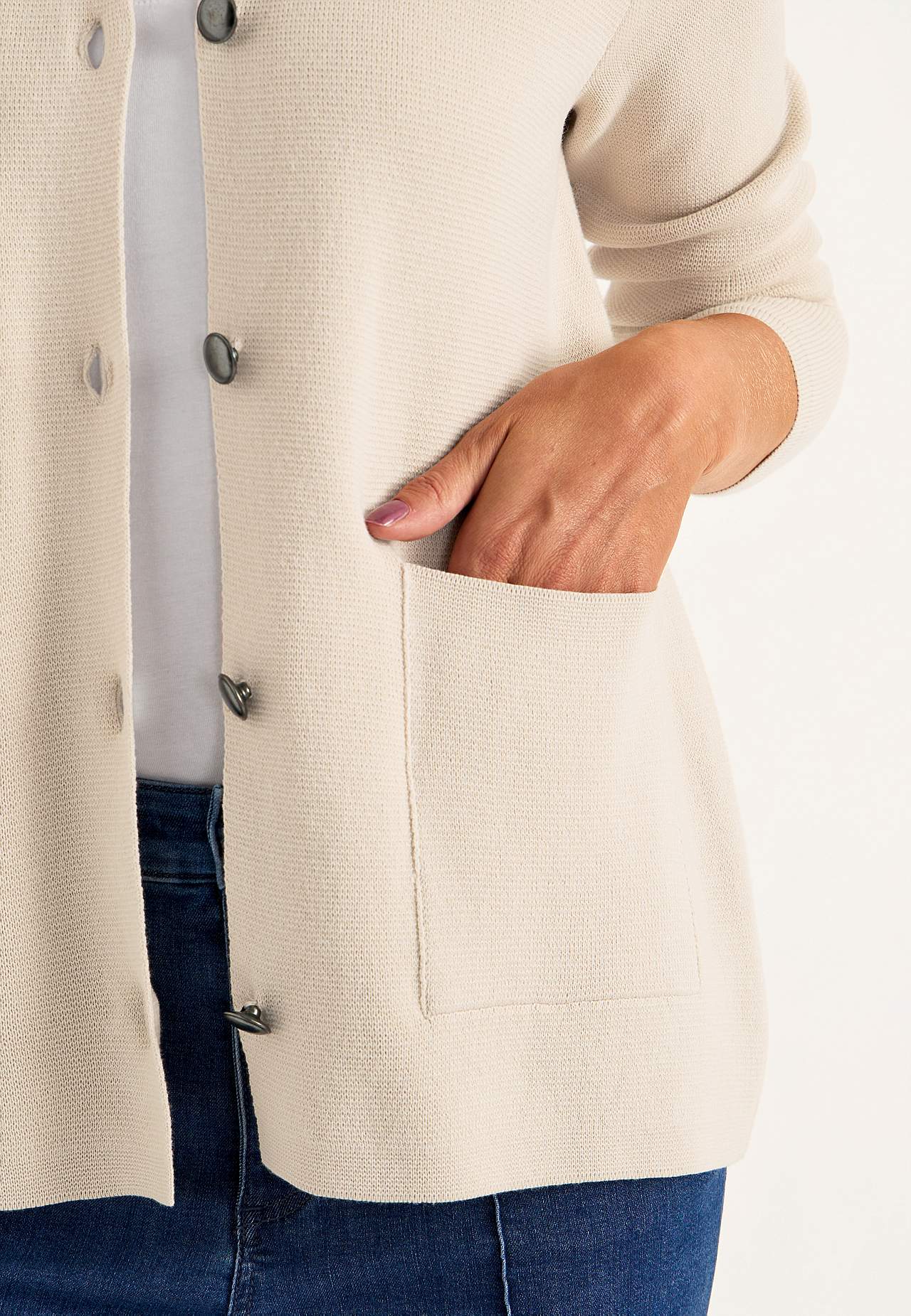 Cardigan med knappar