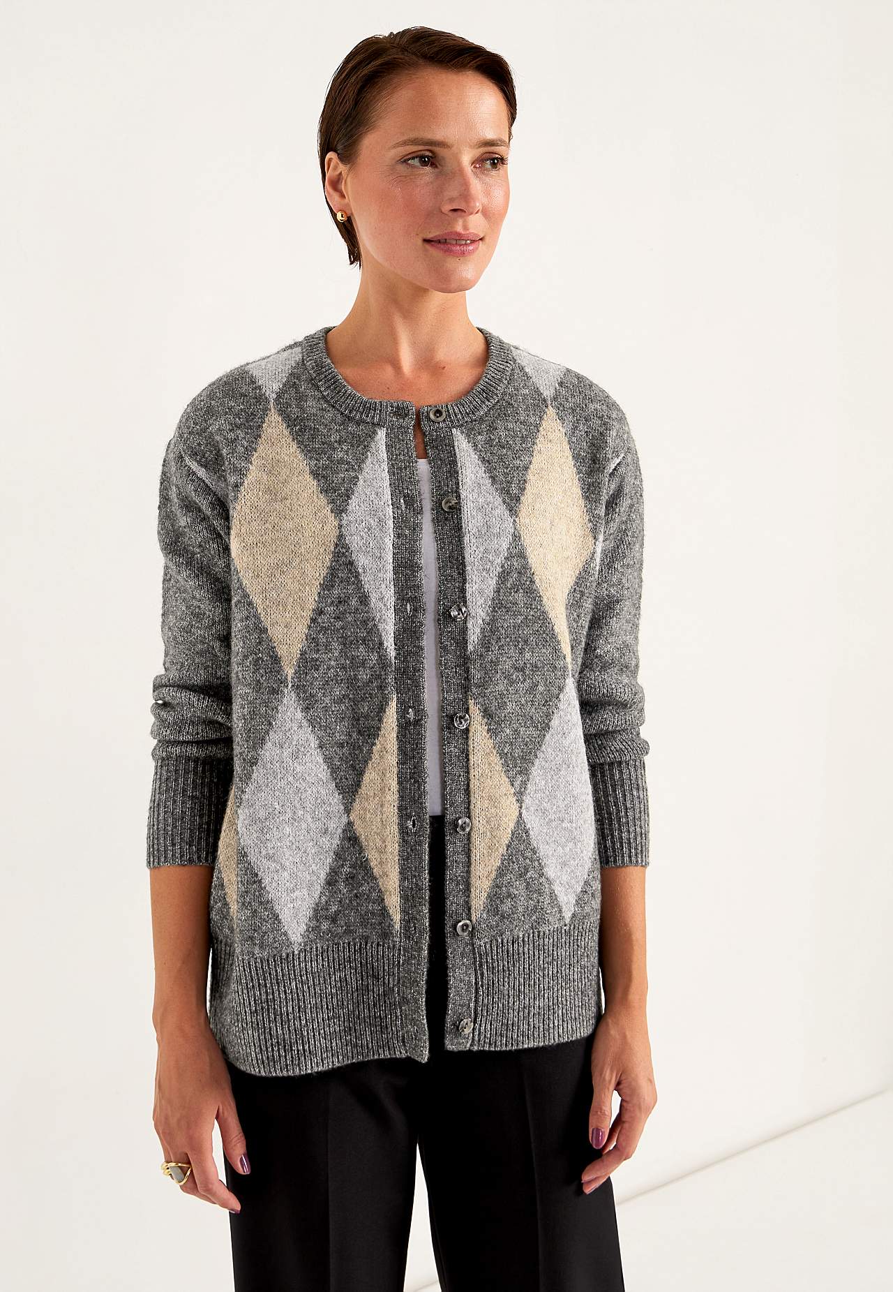 Stickad cardigan