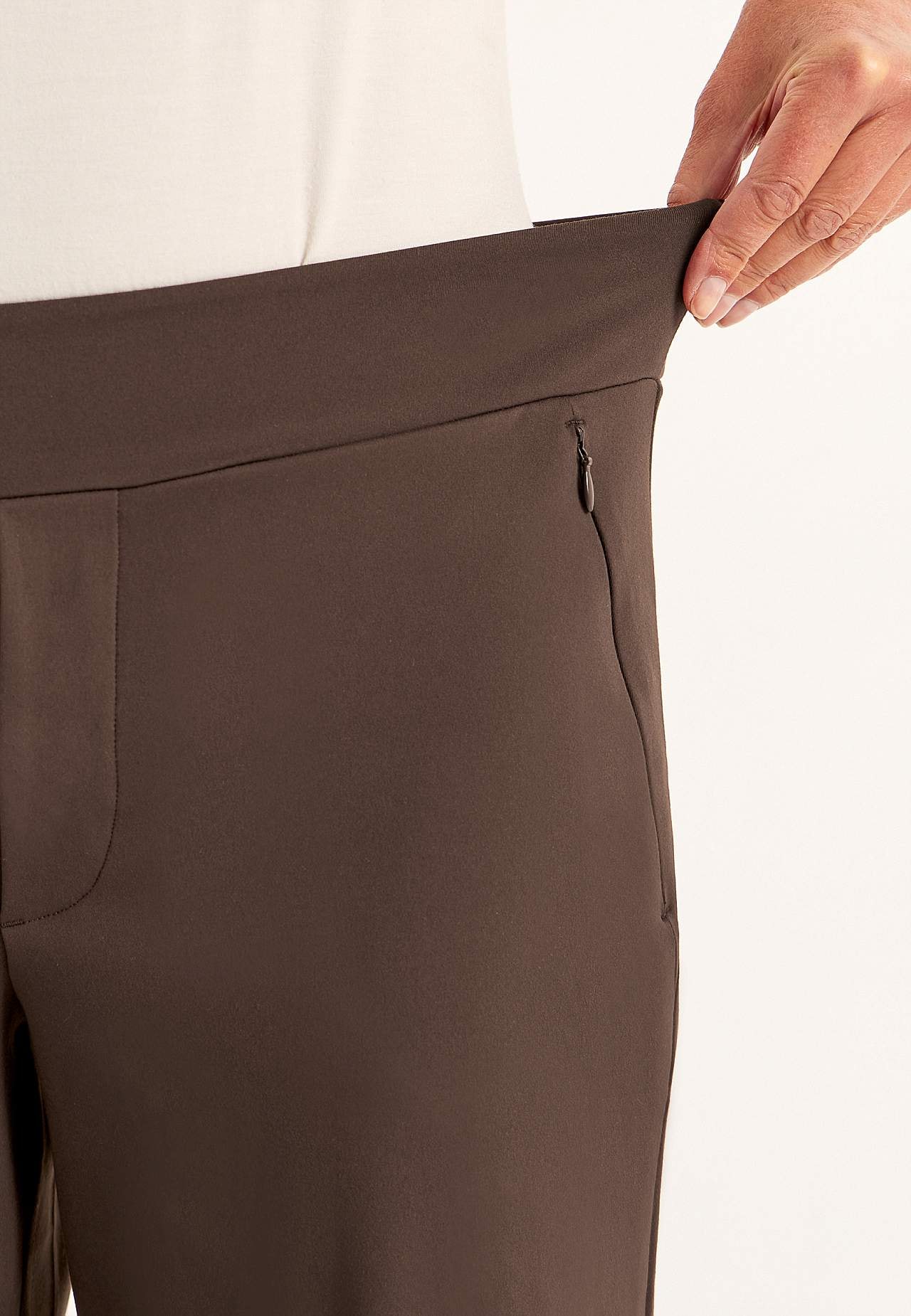 Mångsidig, vid trikåbyxa Daria