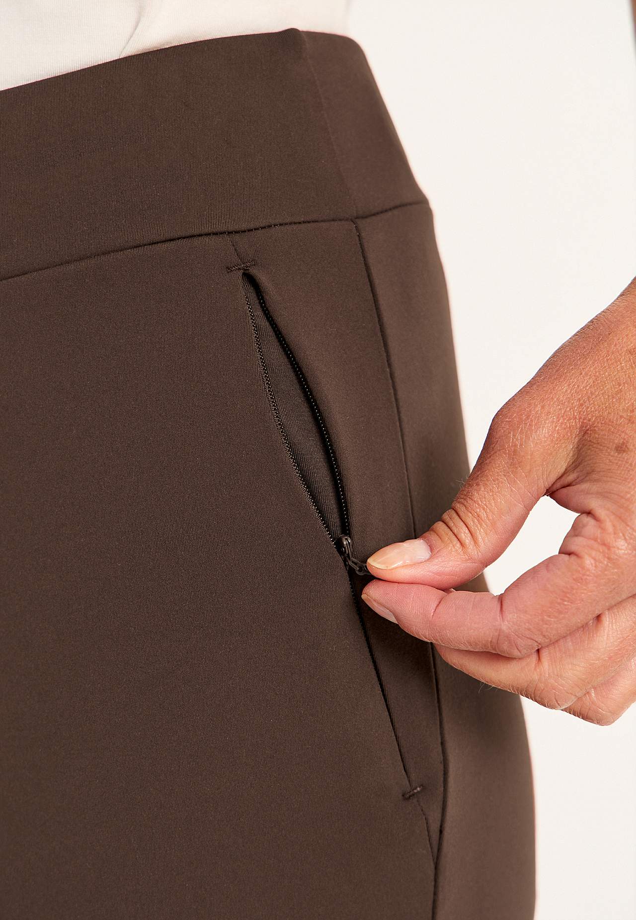 Mångsidig trikåbyxa bootcut