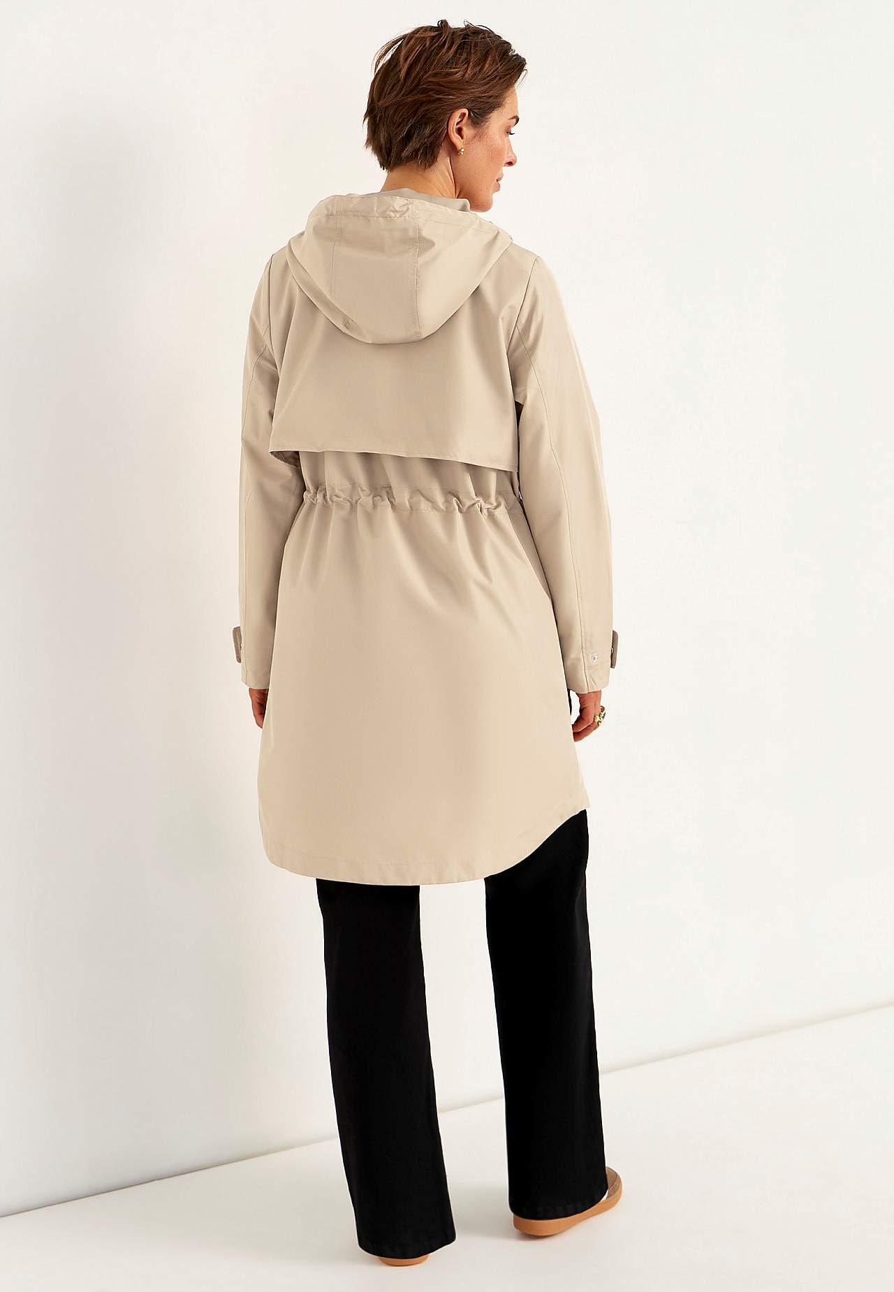 Stilren, fodrad parkas