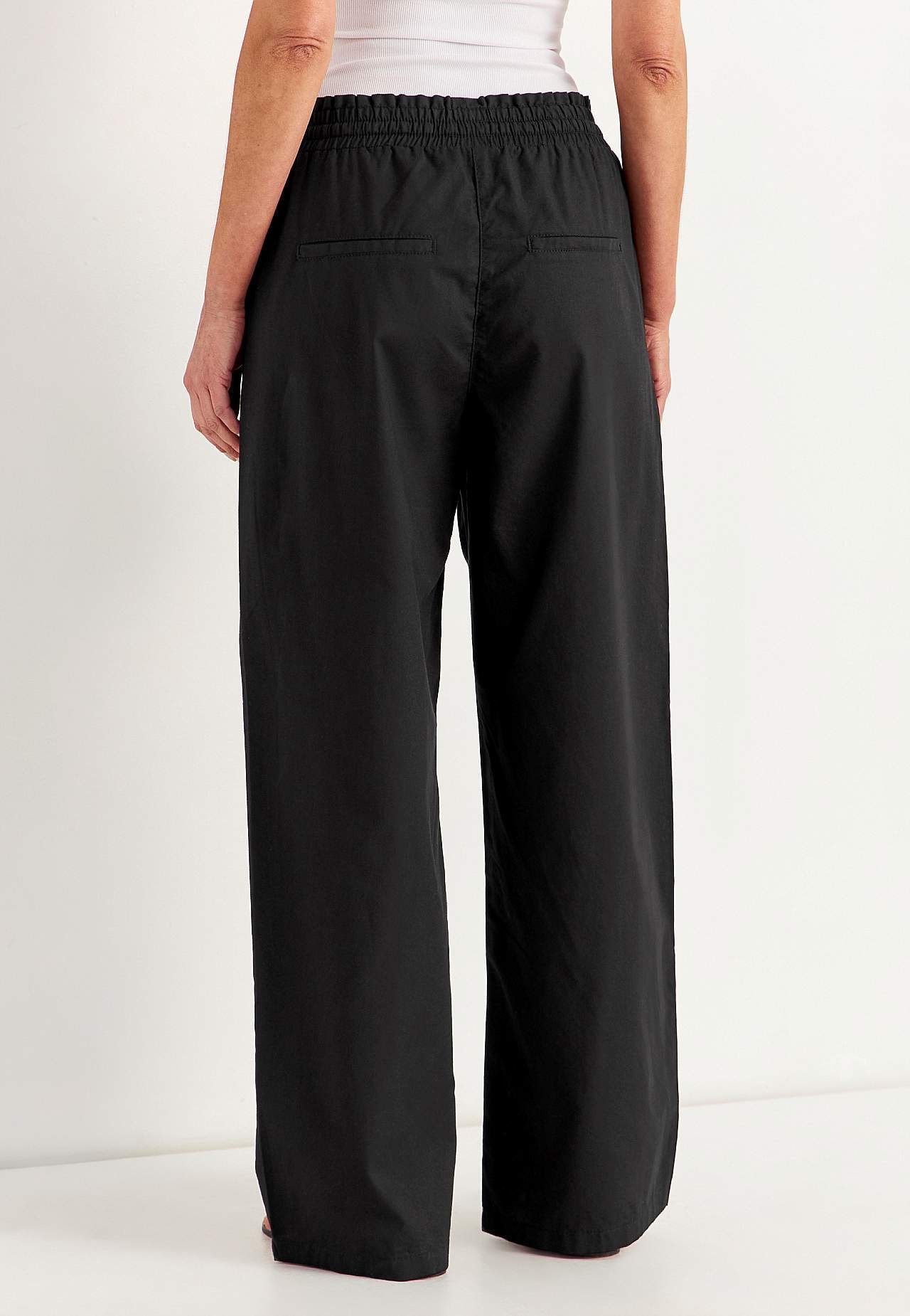 Byxa i tvättad bomull