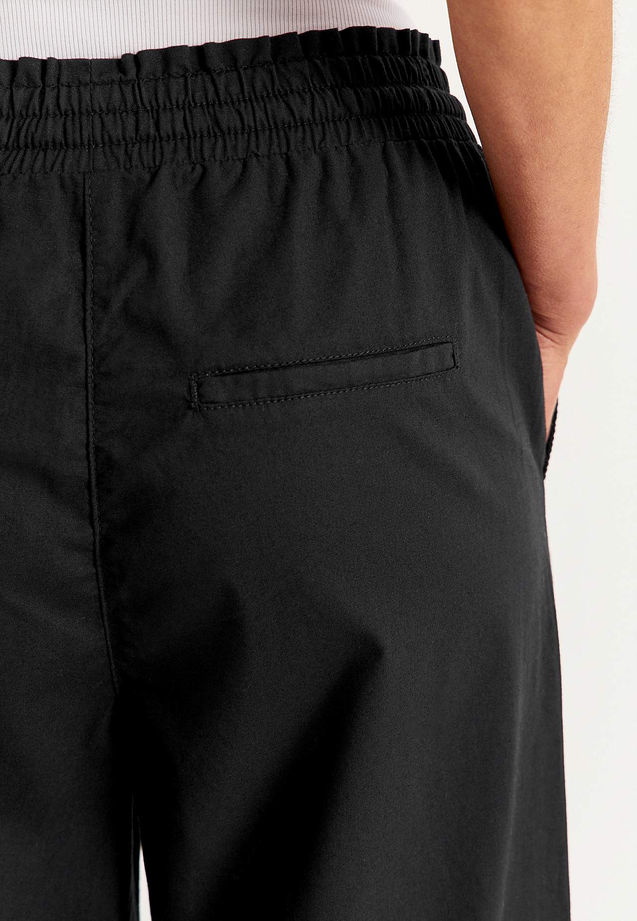 Byxa i tvättad bomull