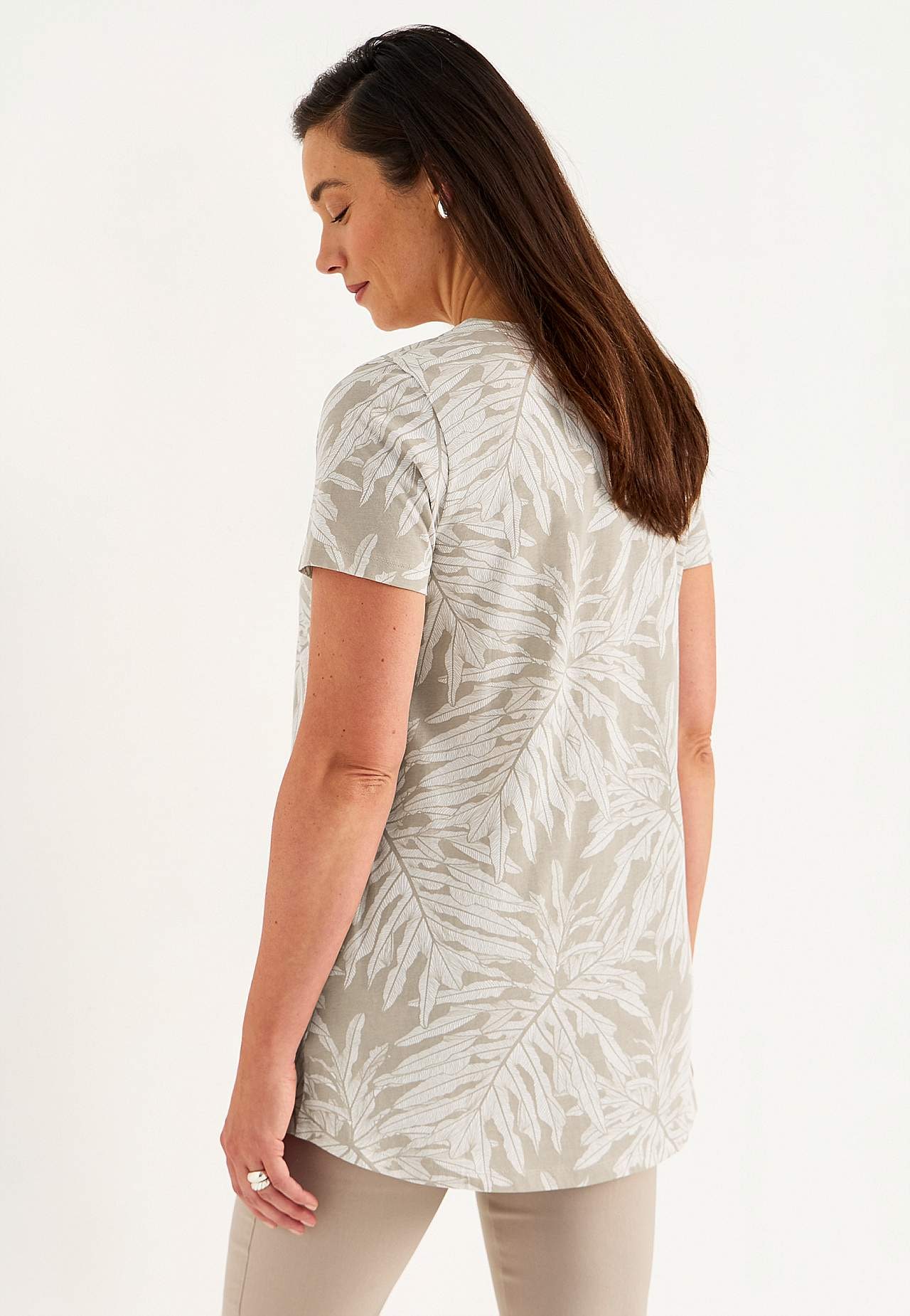 Tunika i ekologisk bomull med fickor