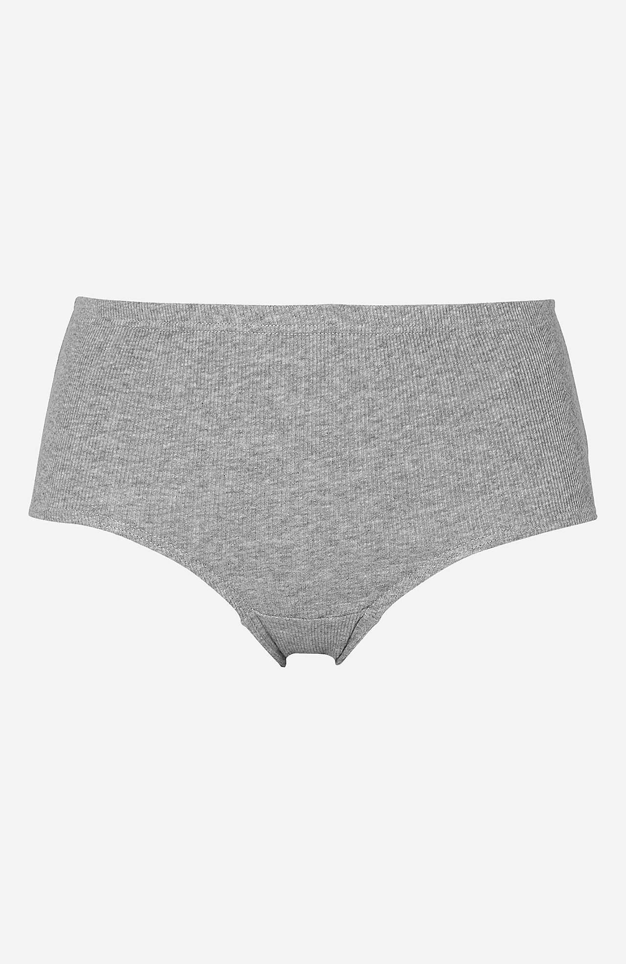 Ribbad trosa i bomull Lisa 6-pack