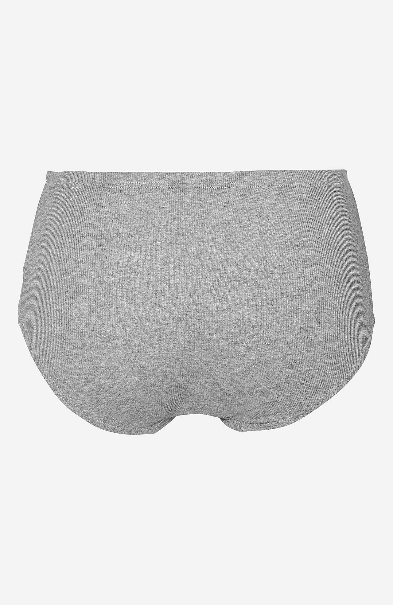 Ribbad trosa i bomull Lisa 6-pack