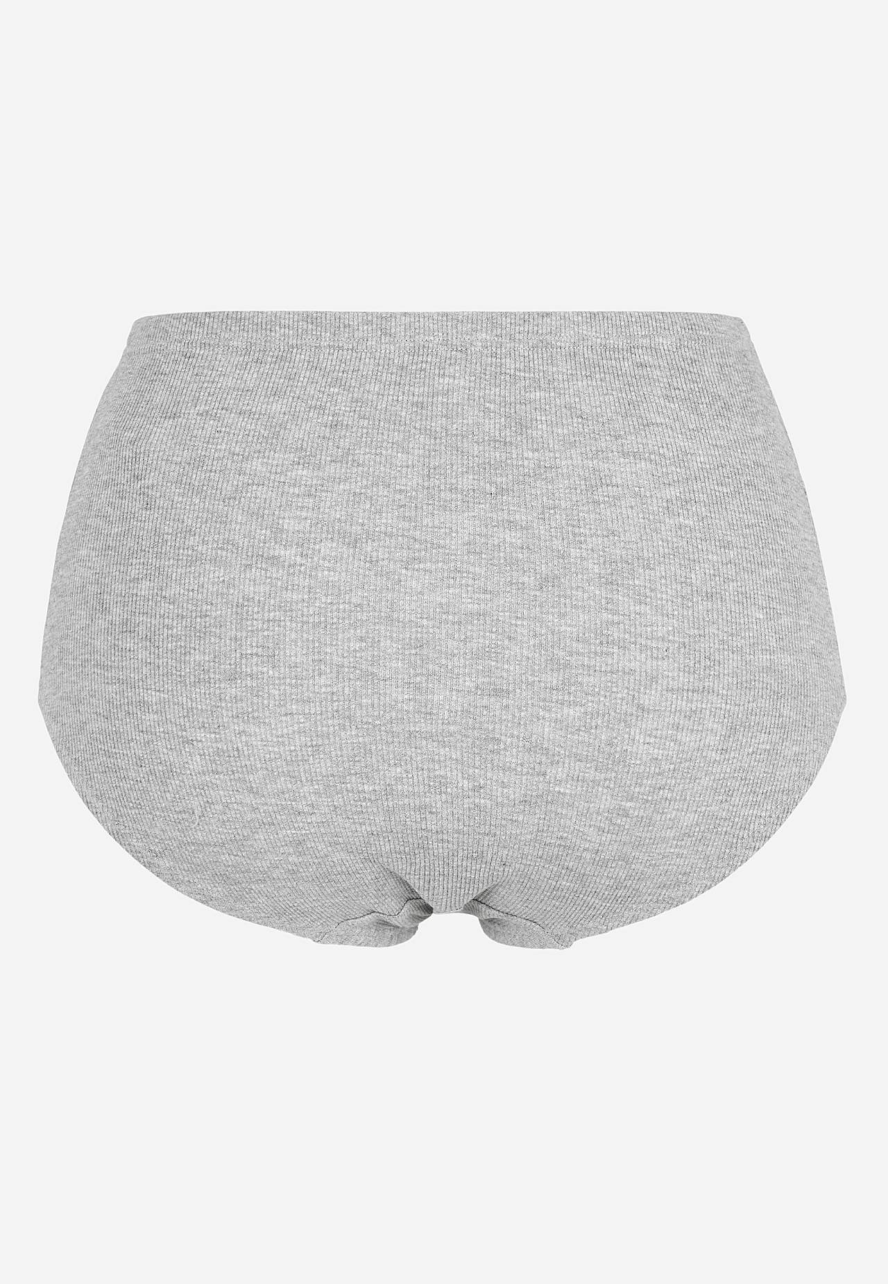 Ribbad trosa i bomull Lisa 6-pack