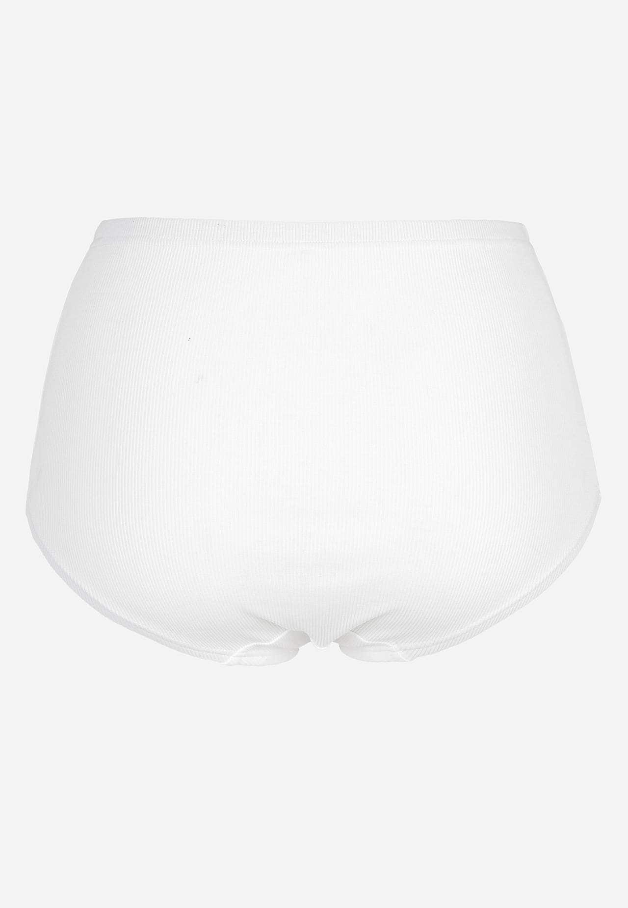 Ribbad trosa i bomull Lisa 6-pack