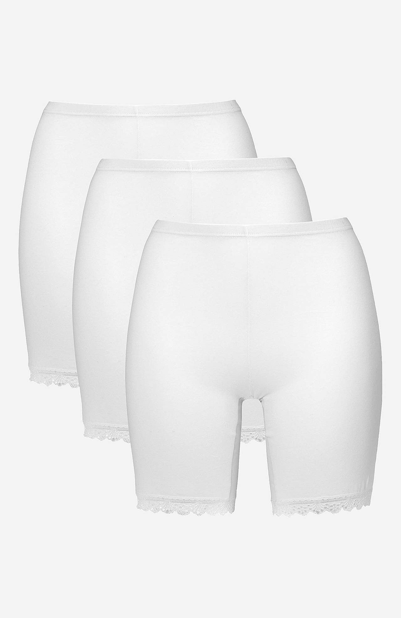 Bomullstrosa med längre ben Elise 3-pack