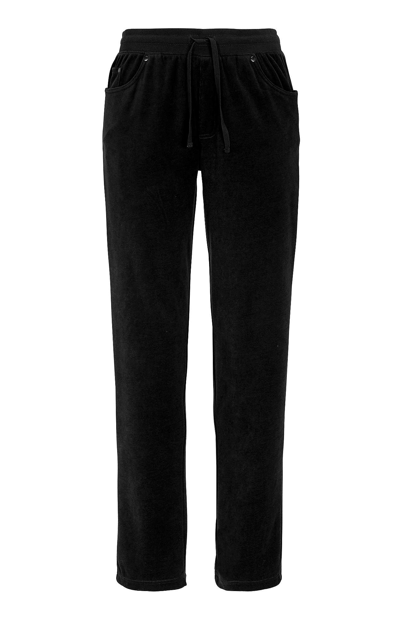 Velourbyxa med raka ben Stacy