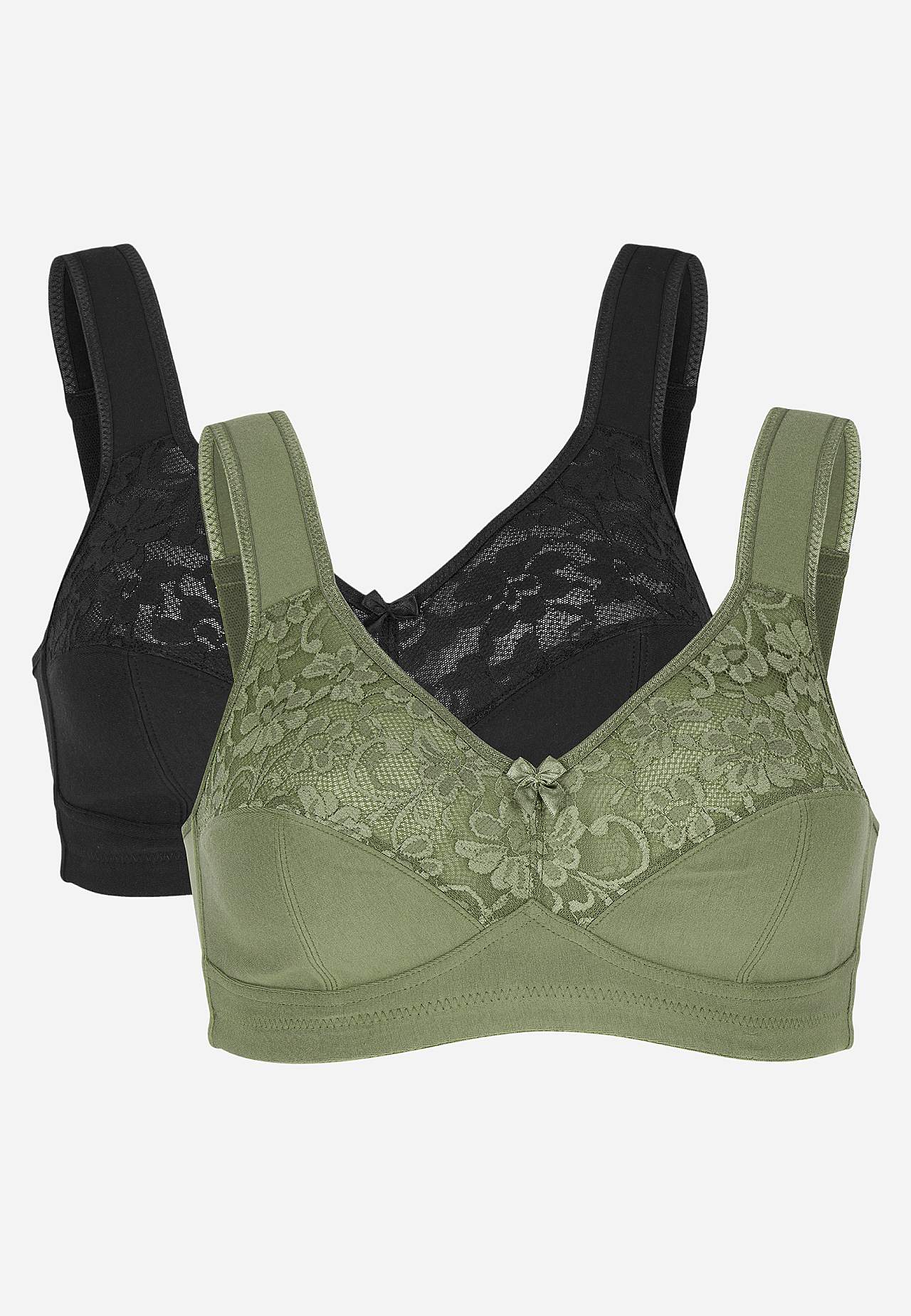 Bygellös mjuk-bh Anna 2-pack