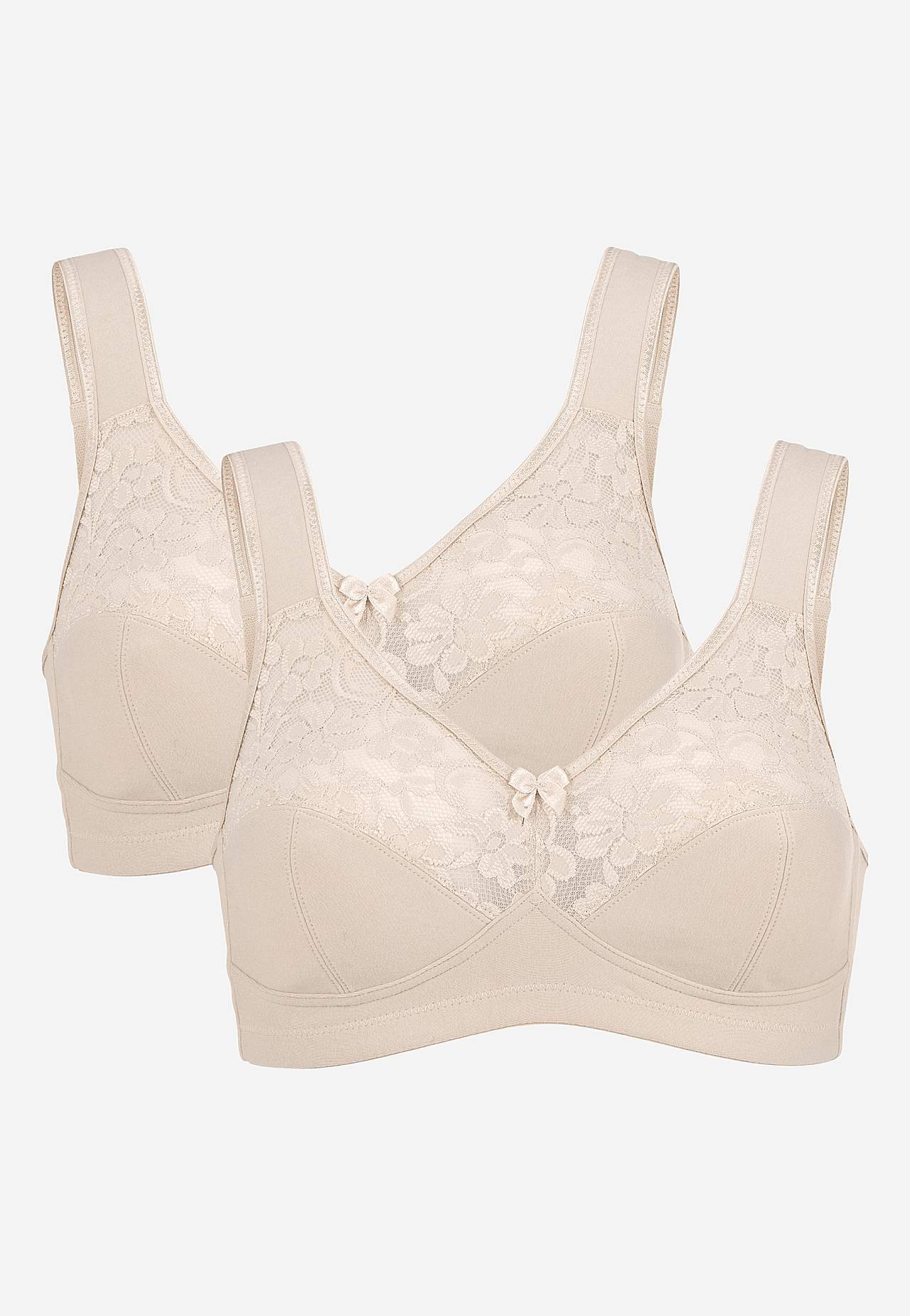 Bygellös mjuk-bh Anna 2-pack