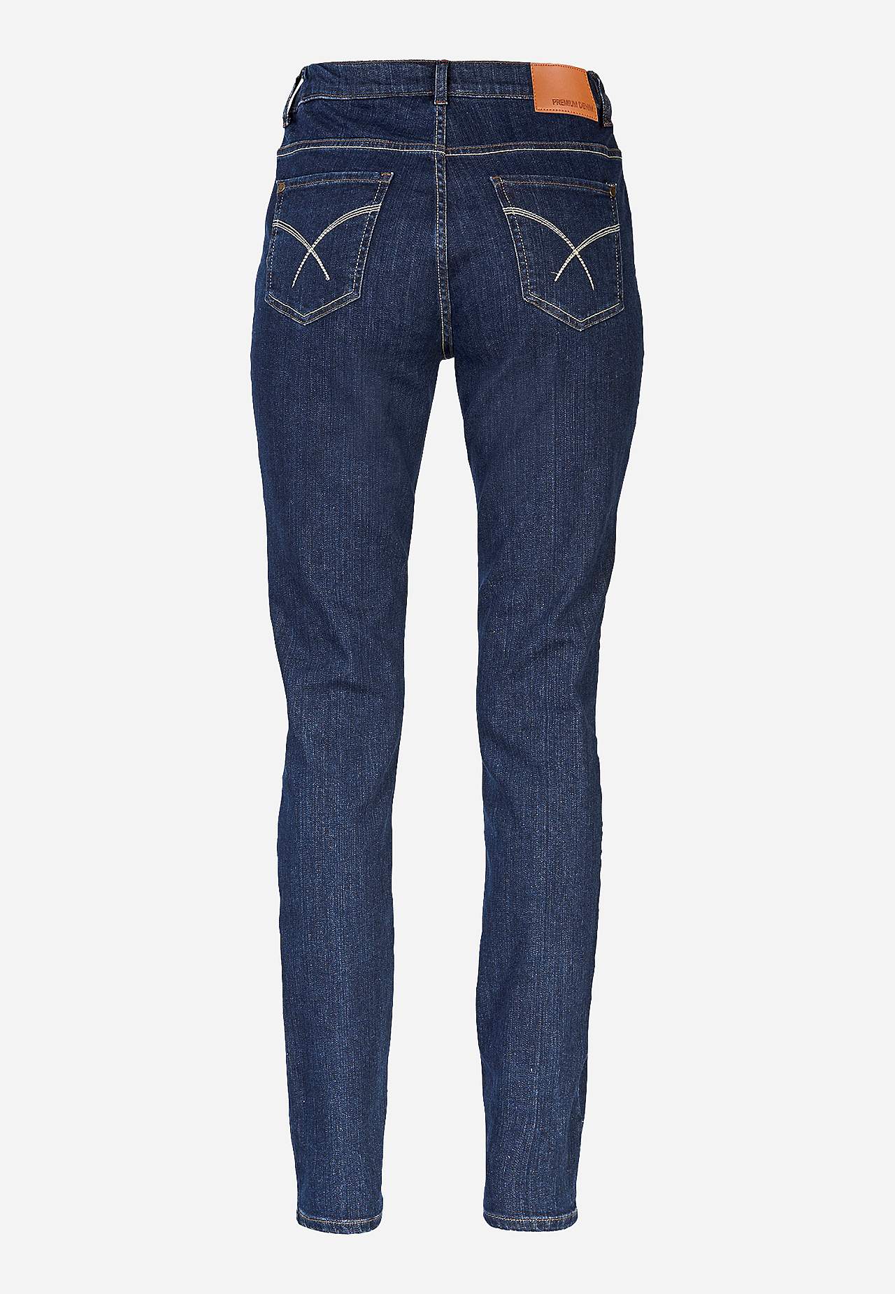 Jeans med resår i sidorna
