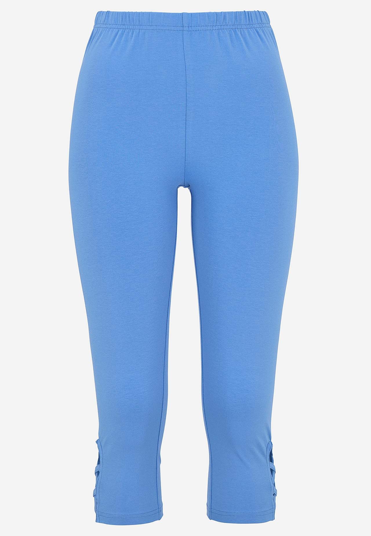 Caprileggings med fina detaljer 2-pack
