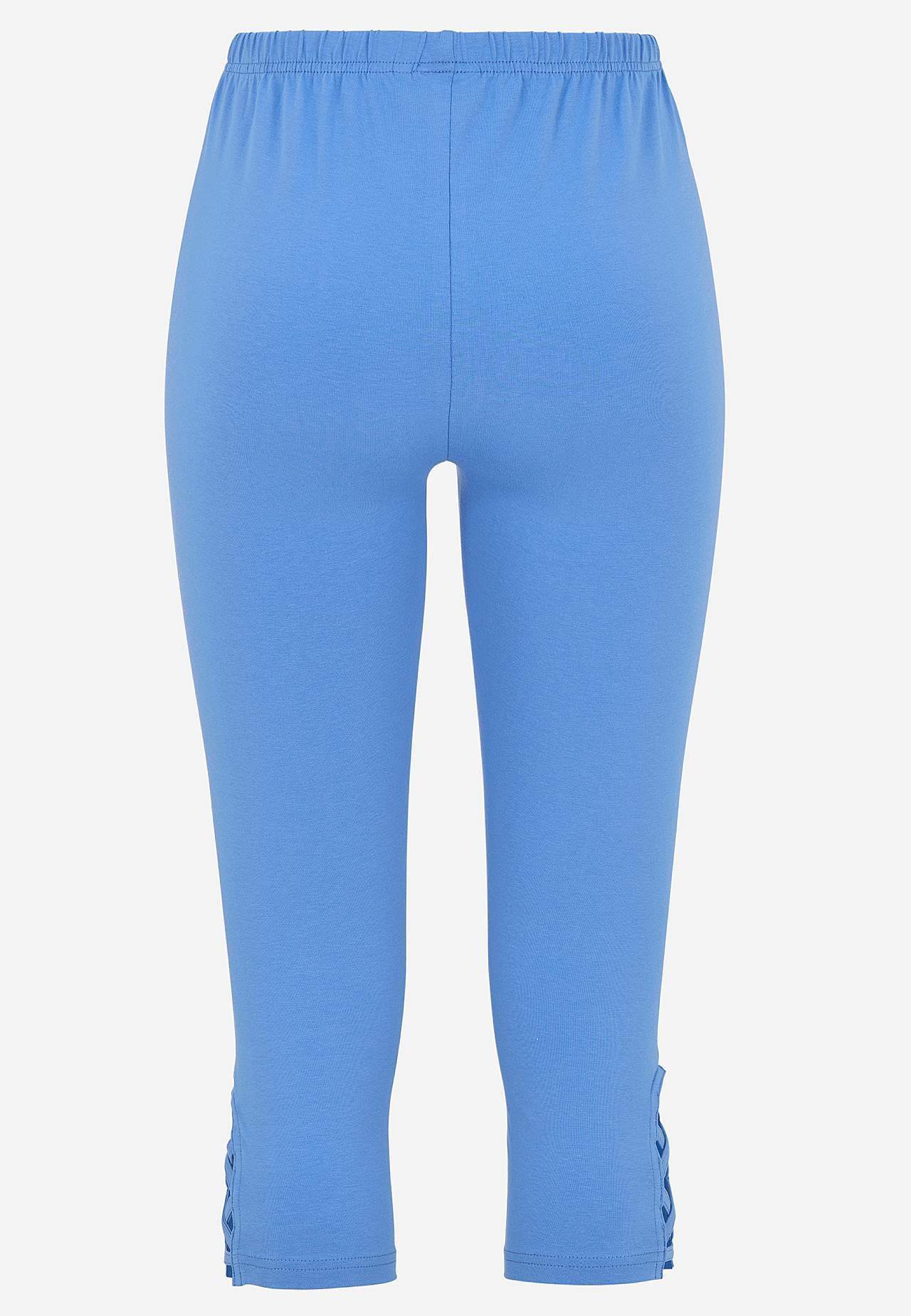 Caprileggings med fina detaljer 2-pack