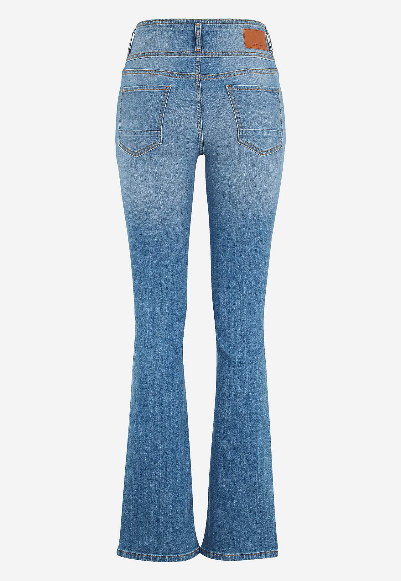 Bootcut jeans med hög midja