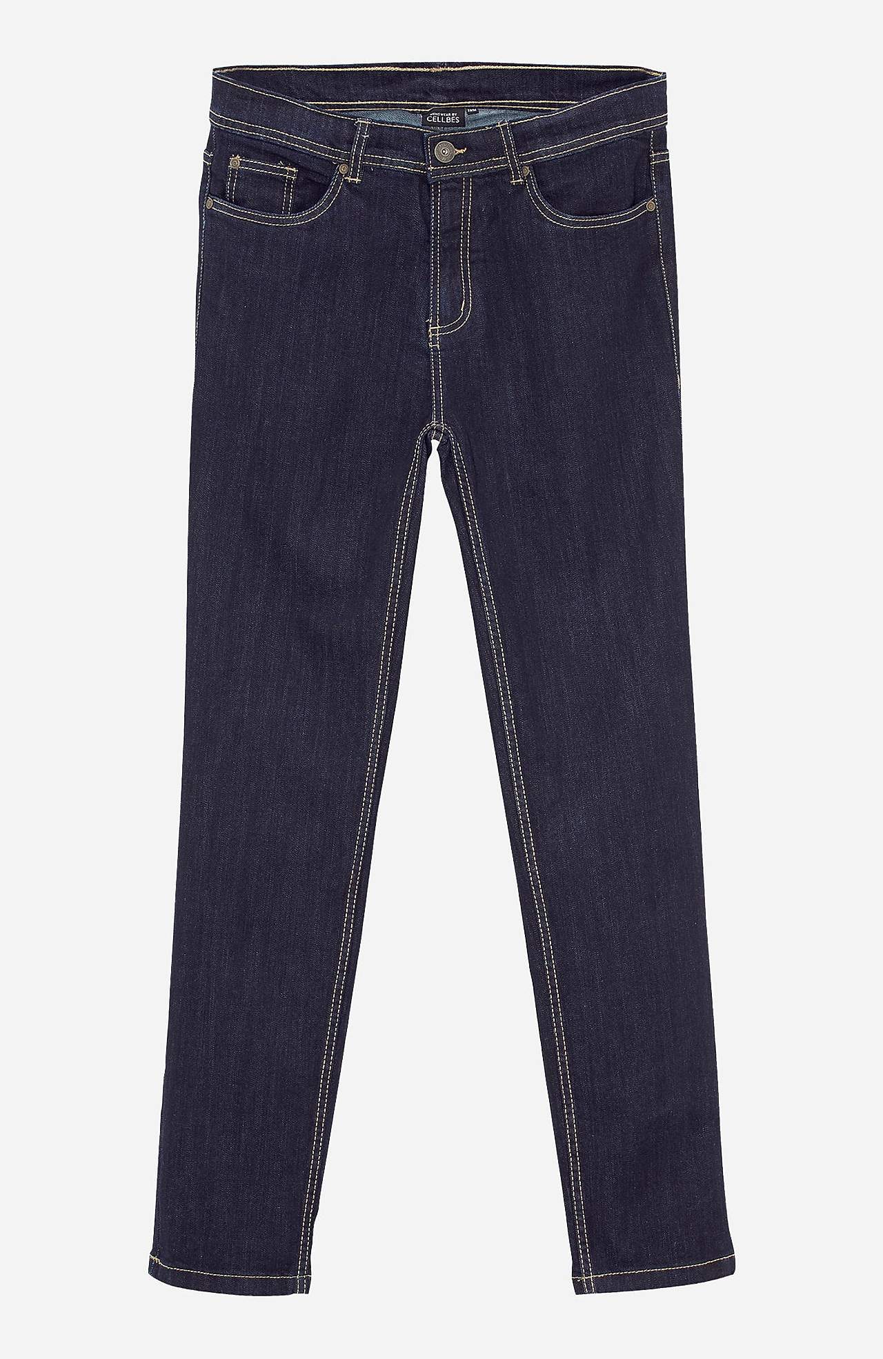 Raka jeans med stretch