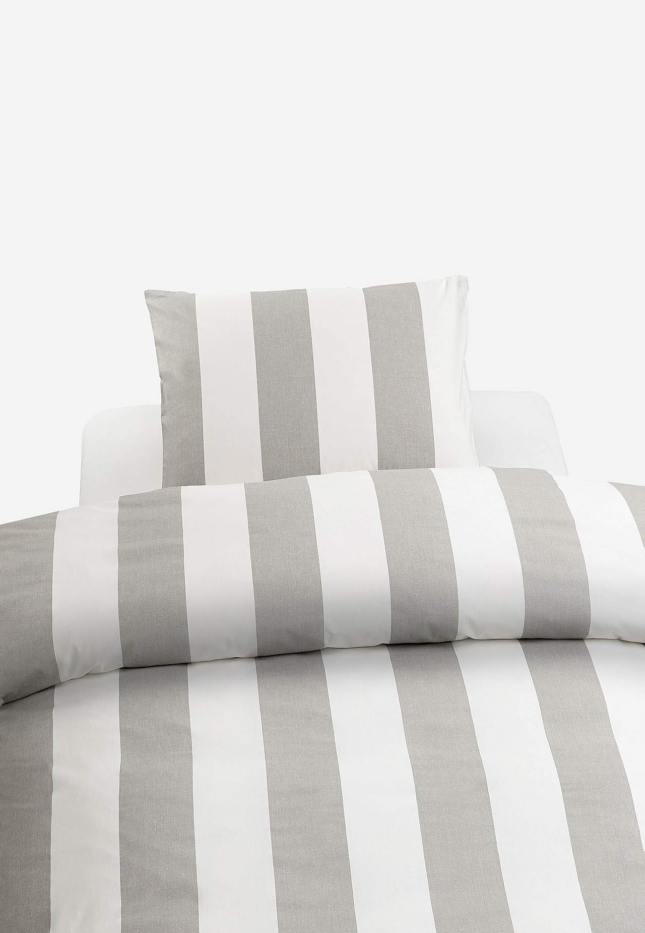 Randigt påslakanset Block stripe