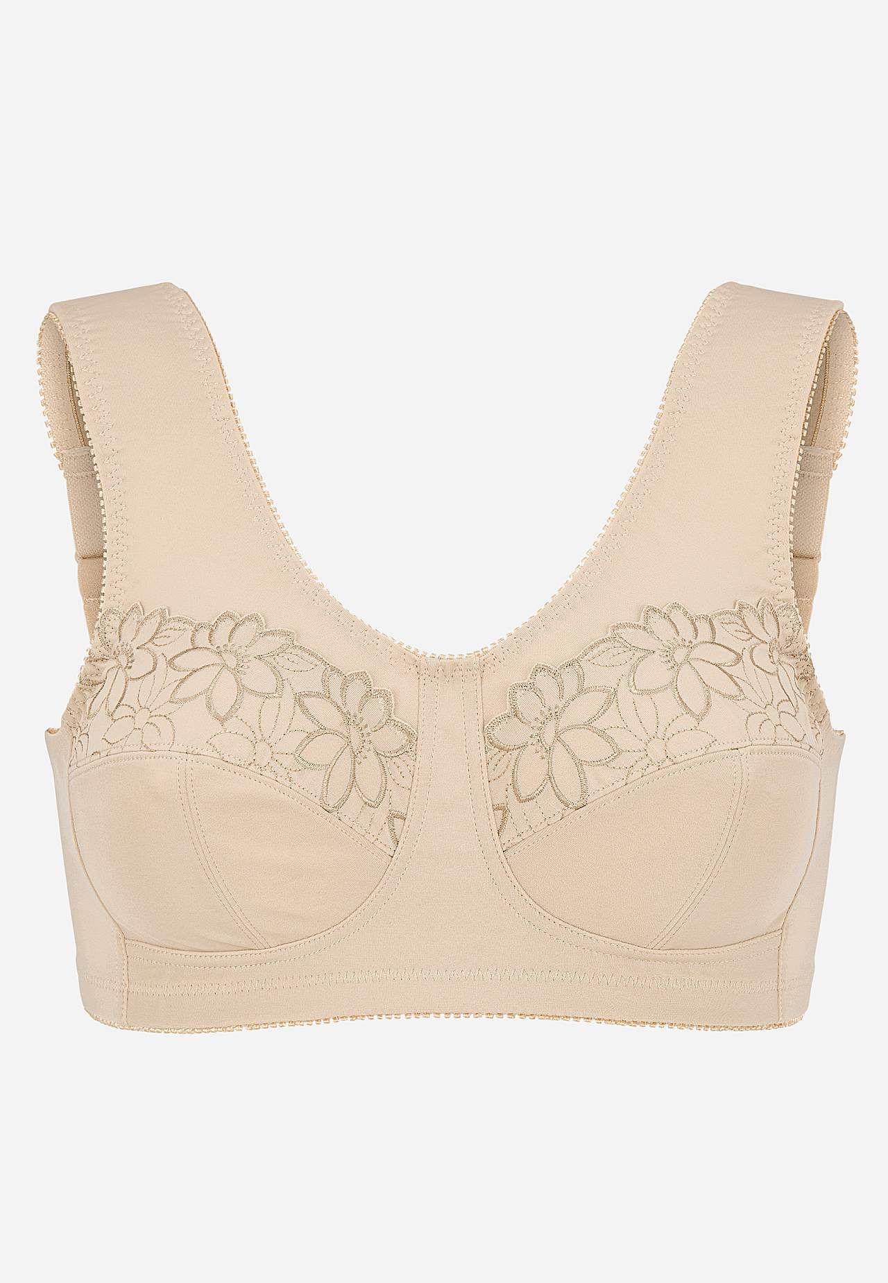 Soft-bh med broderi Lily 2-pack