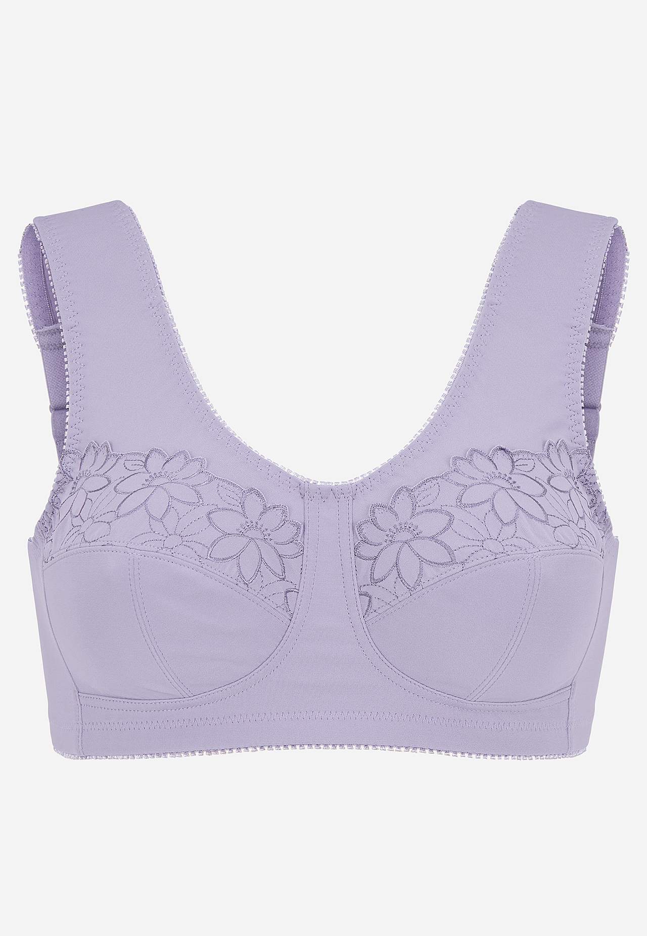 Soft-bh med broderi Lily 2-pack