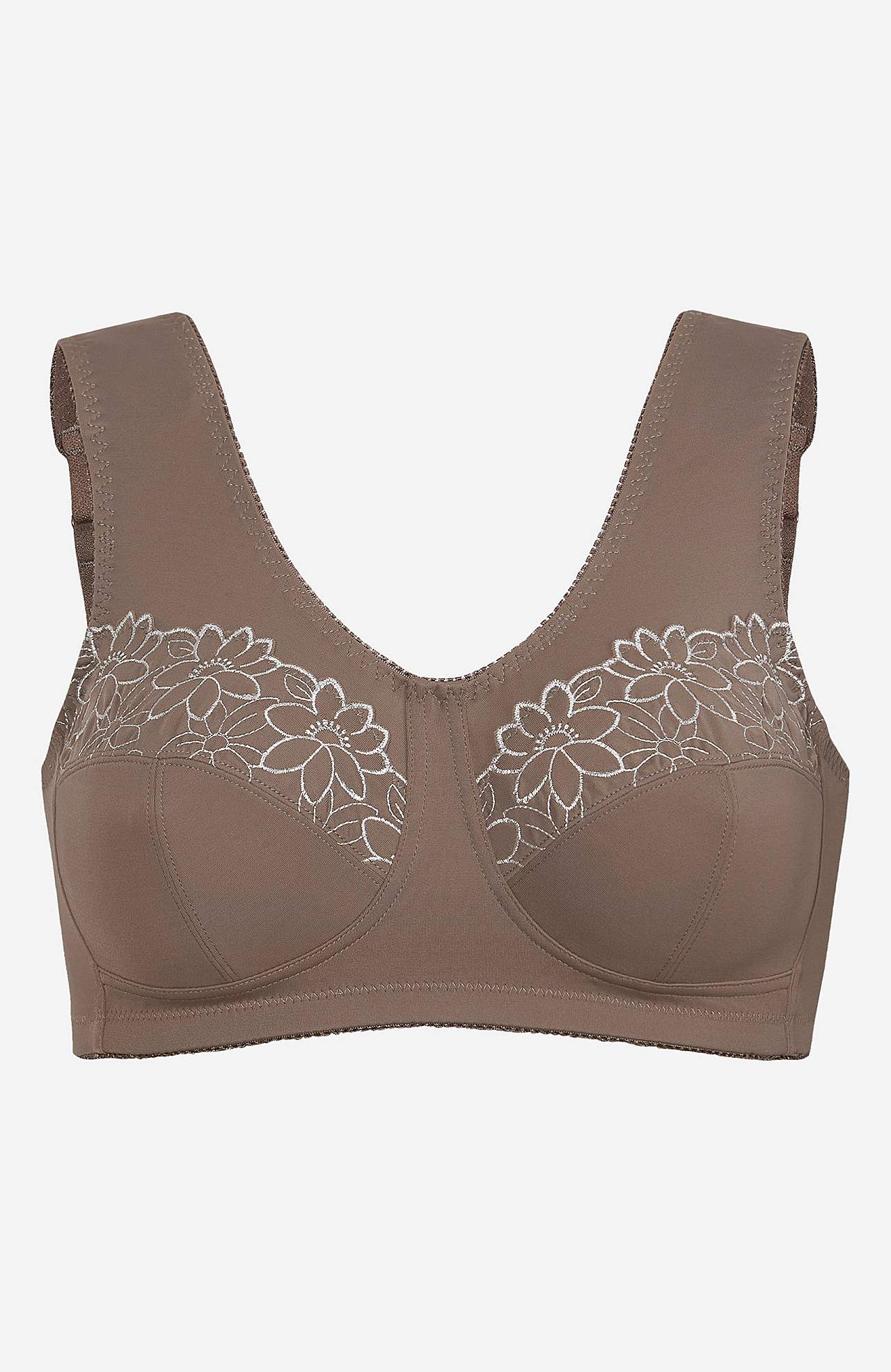 Soft-bh med broderi Lily 2-pack